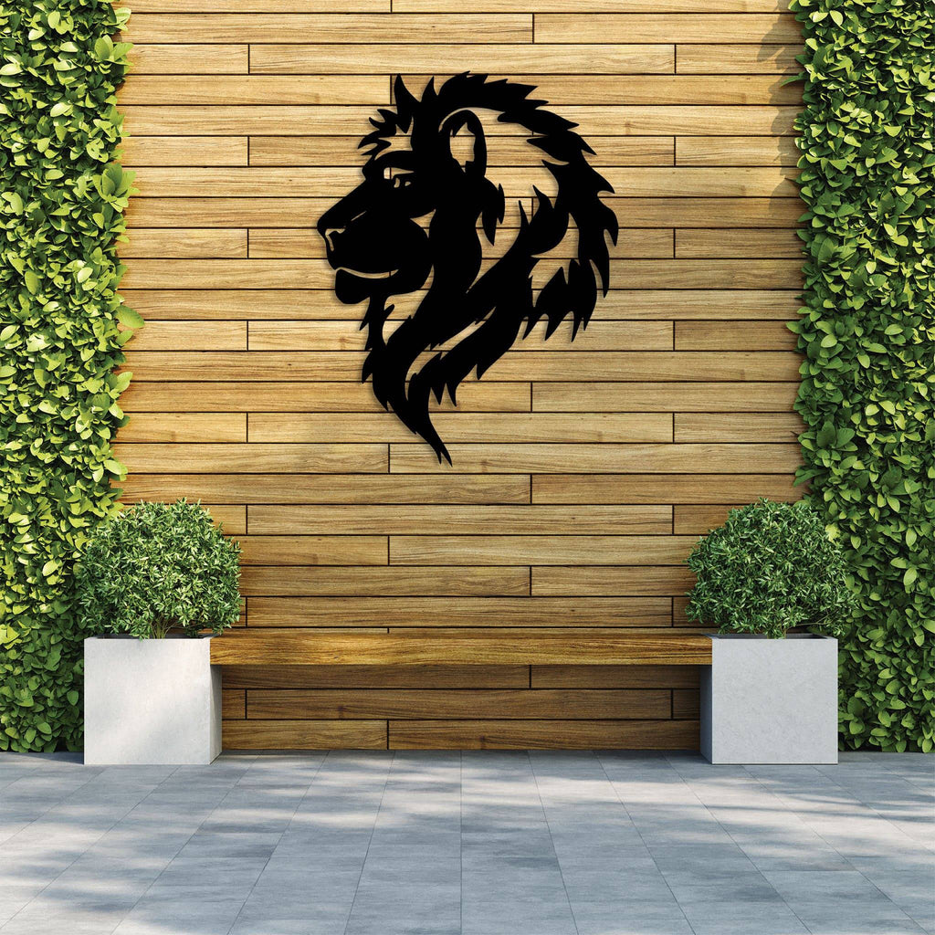 Lion Head - Metal Wall Art