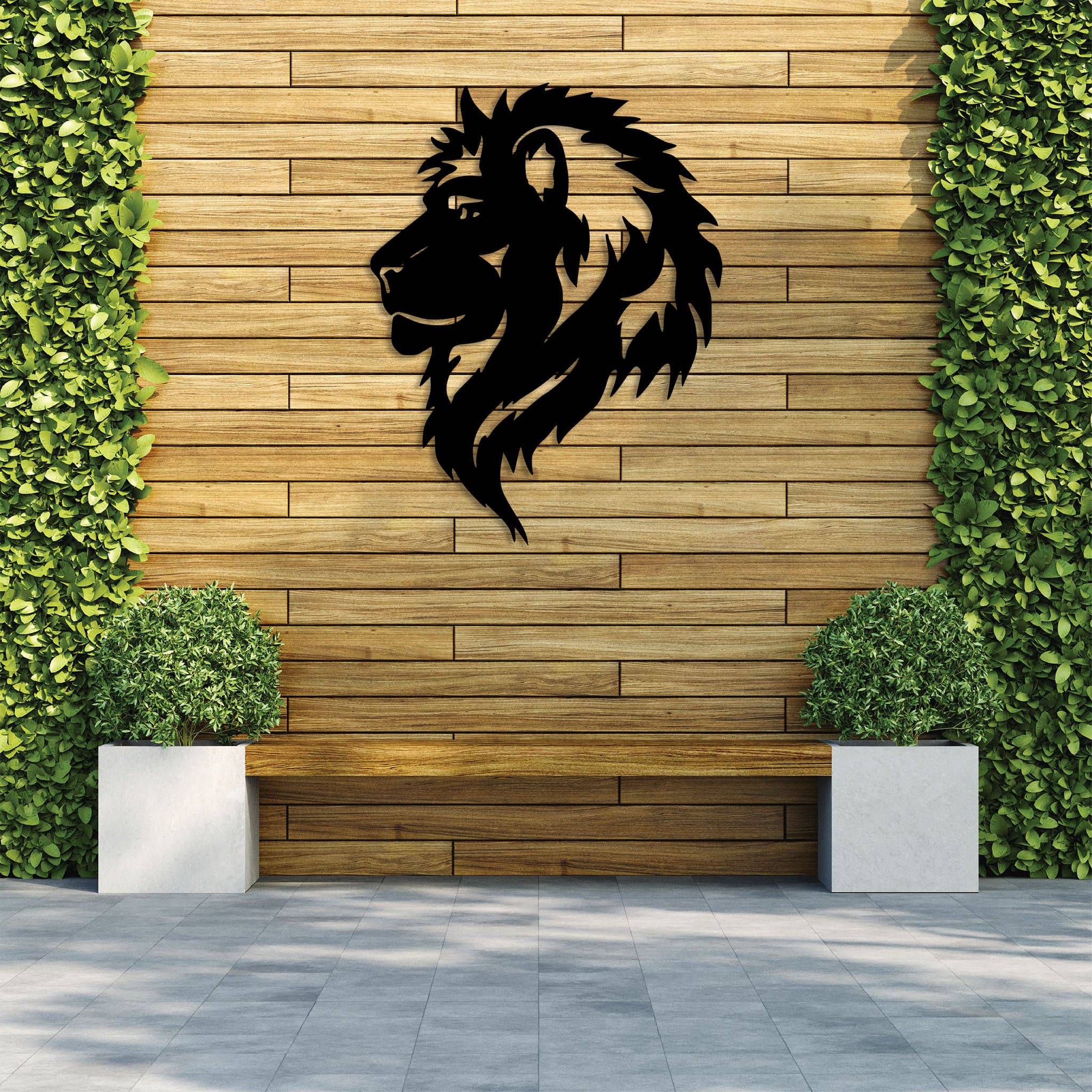 Lion Head - Metal Wall Art