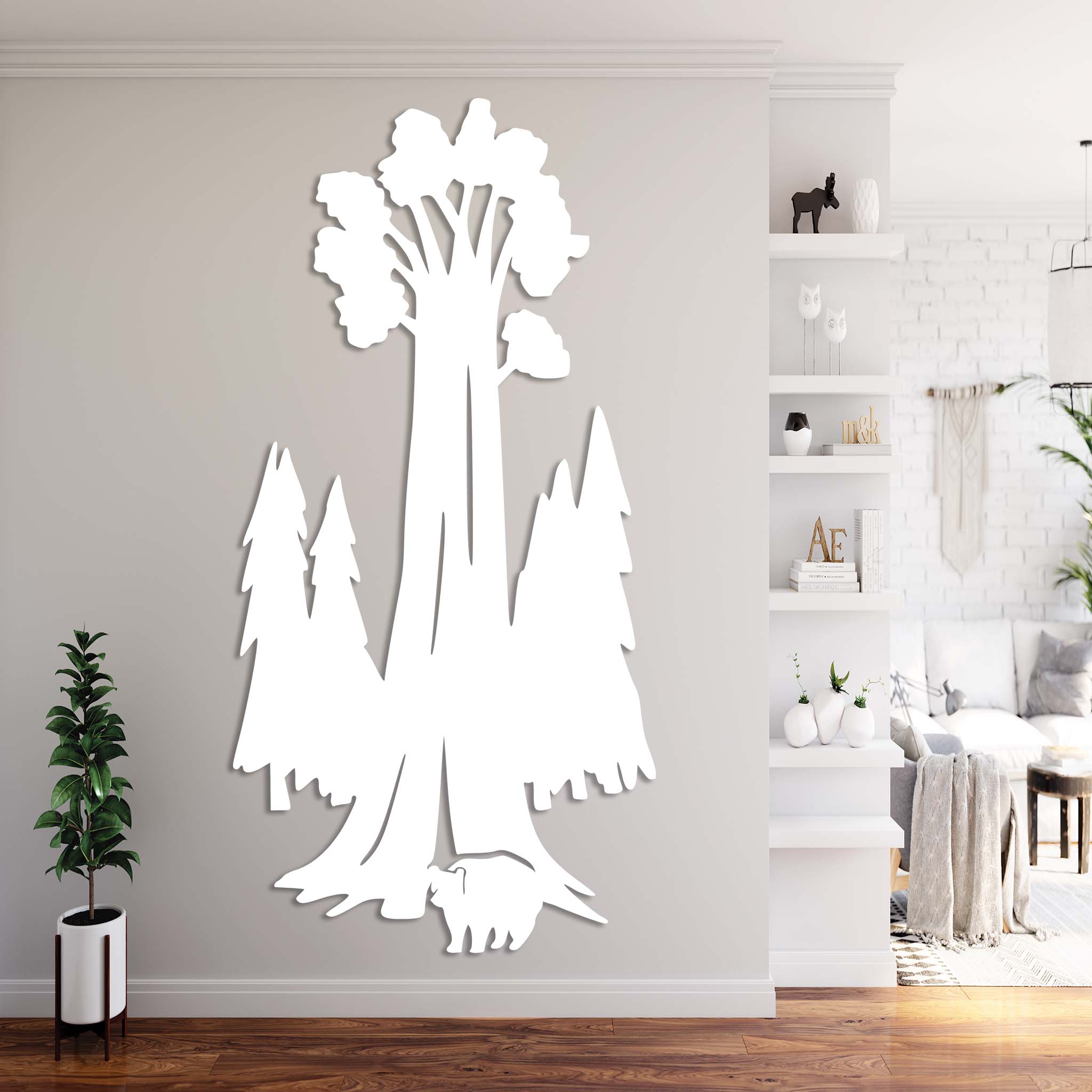 Sequoia Tree - Metal Wall Art