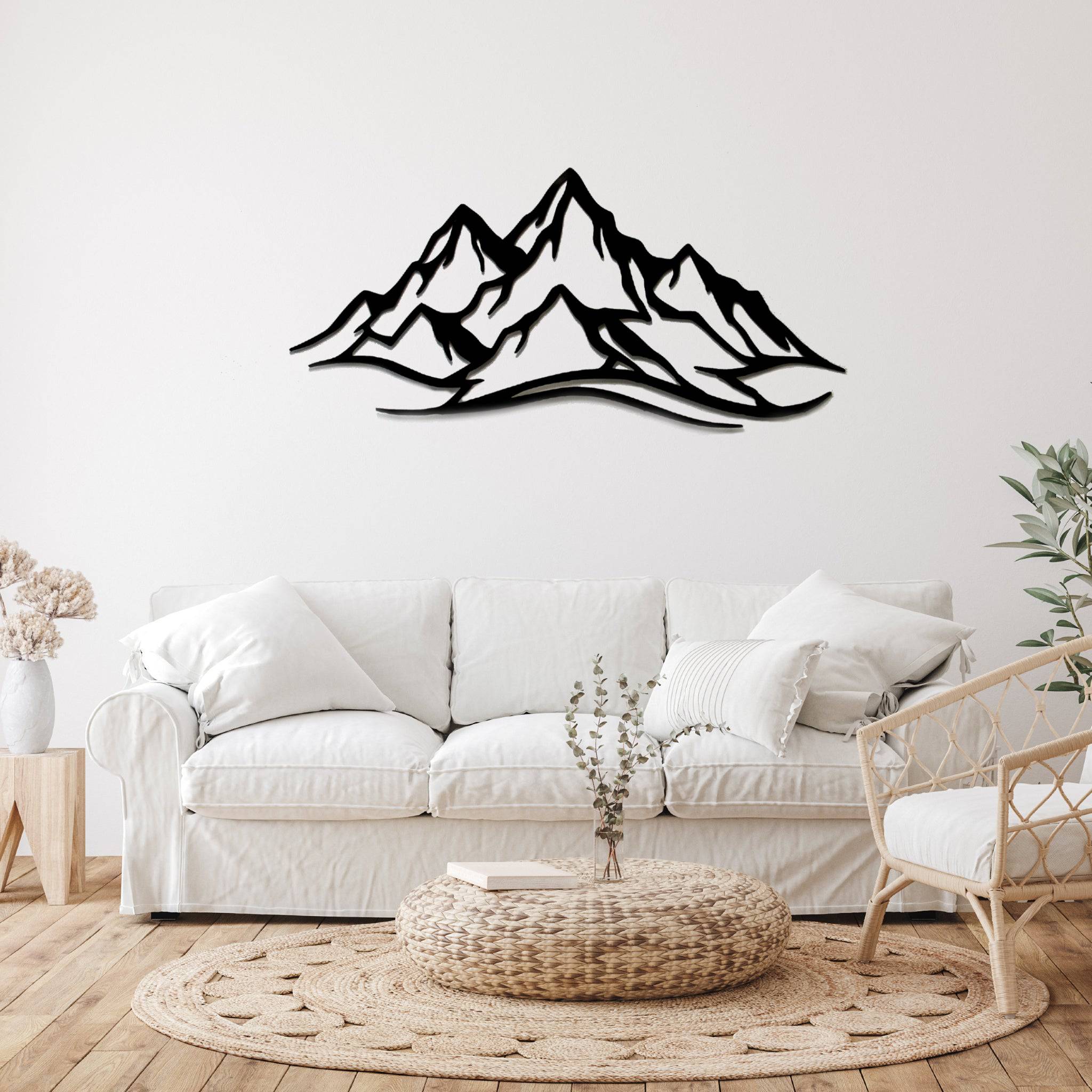 Mountain Range - Metal Wall Art