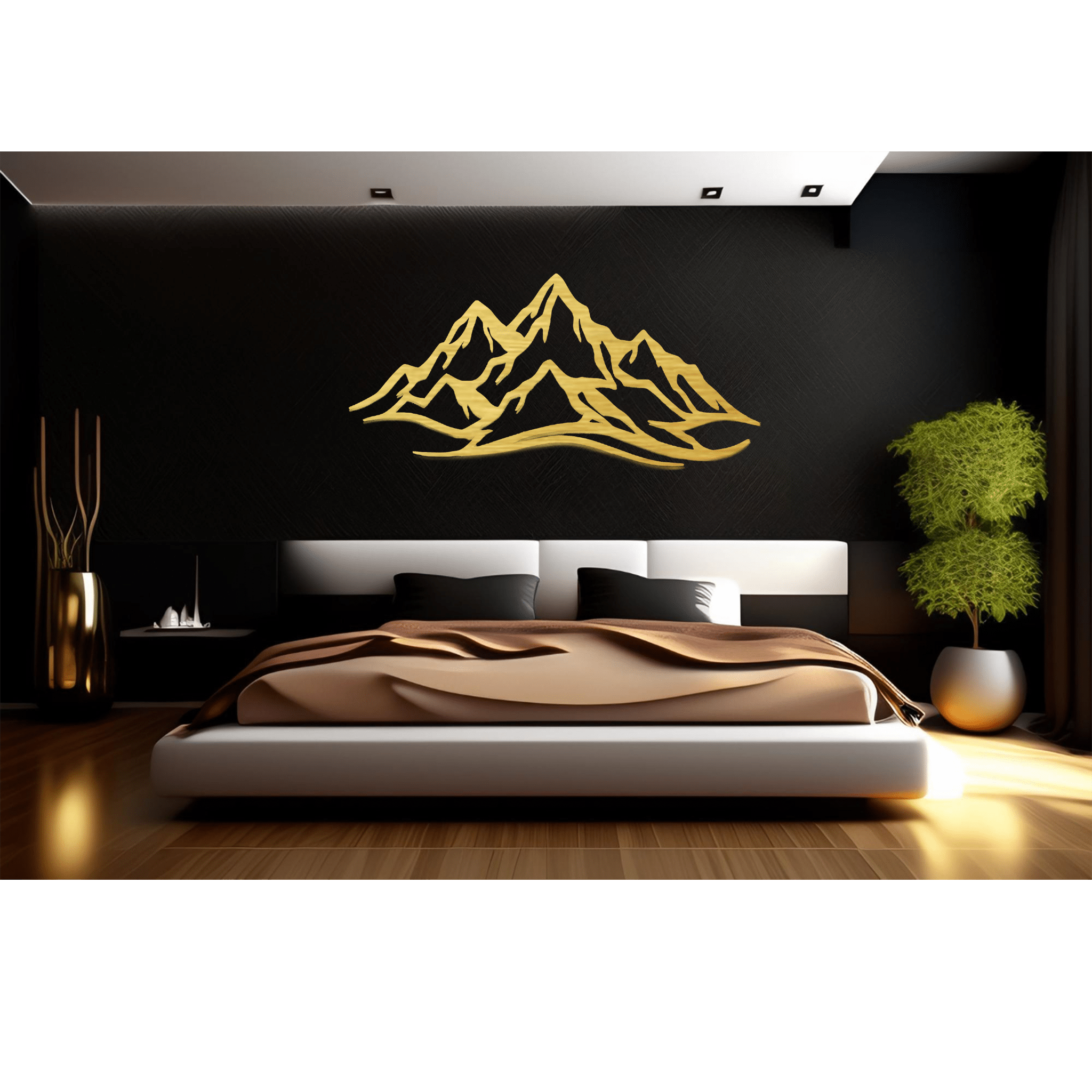 Mountain Range - Metal Wall Art