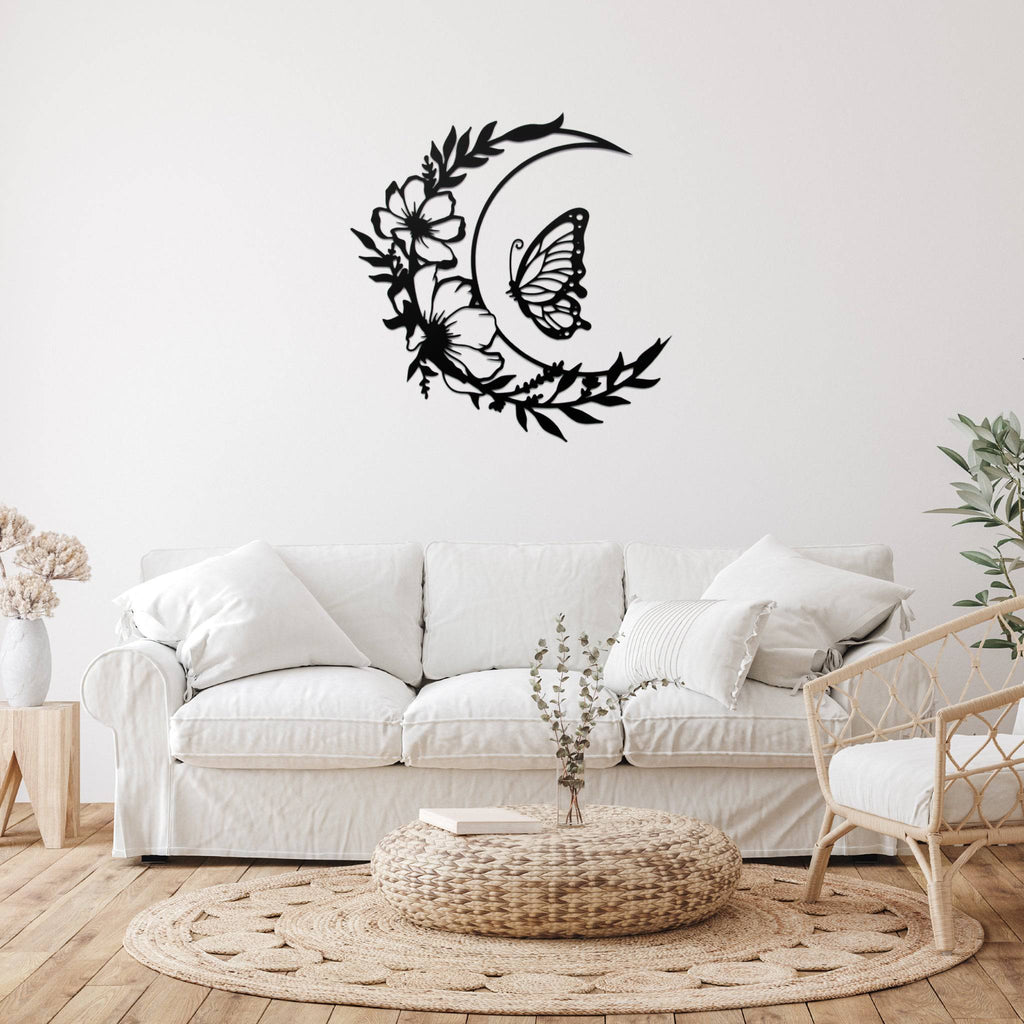 Flower Moon - Metal Wall Art