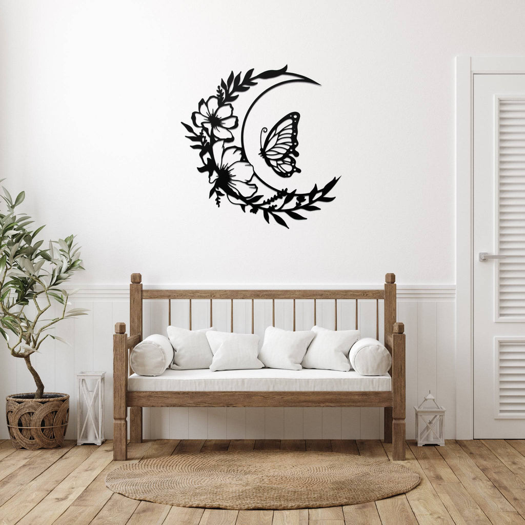 Flower Moon - Metal Wall Art