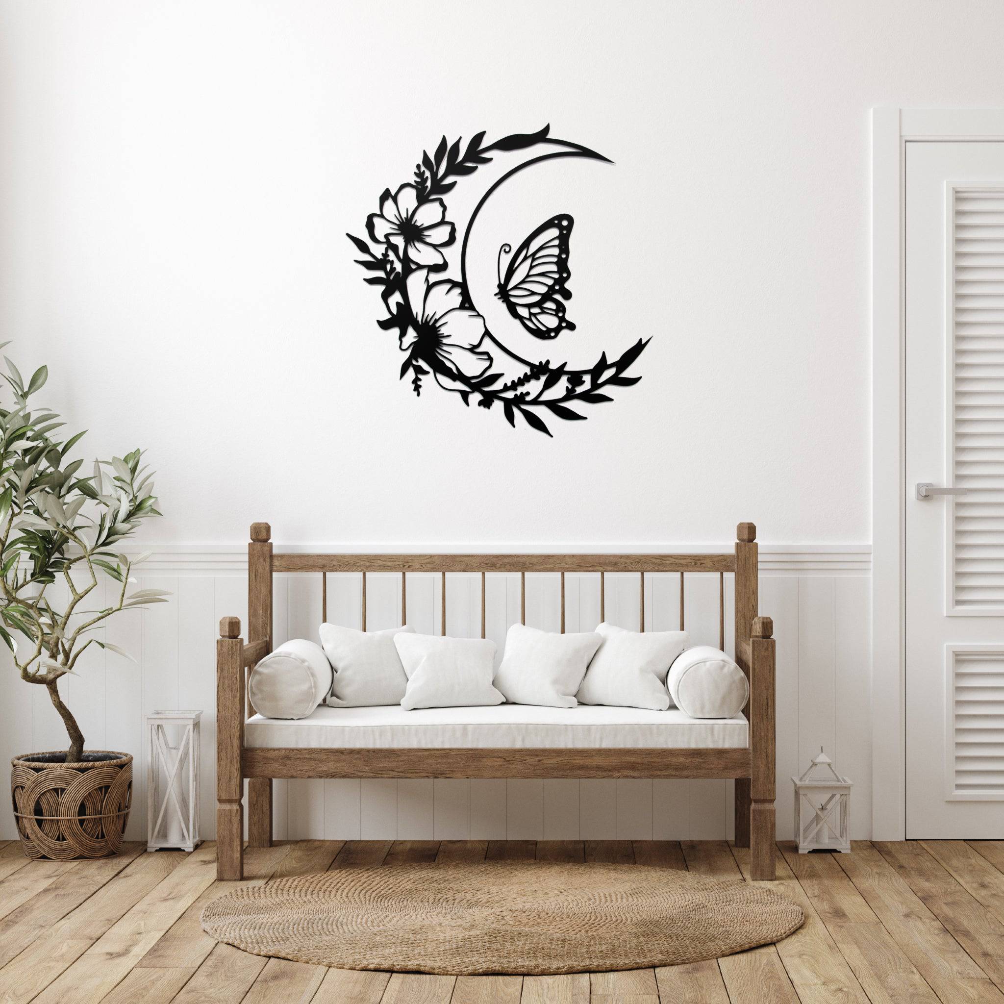 Flower Moon - Metal Wall Art