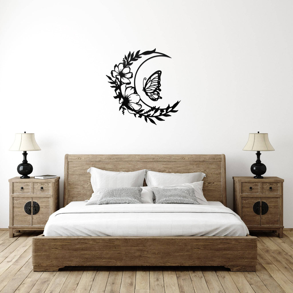 Flower Moon - Metal Wall Art