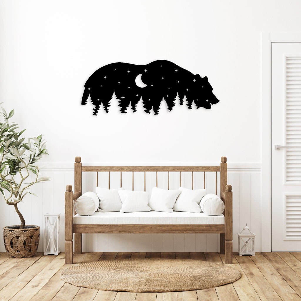 Moon Bear - Metal Wall Art