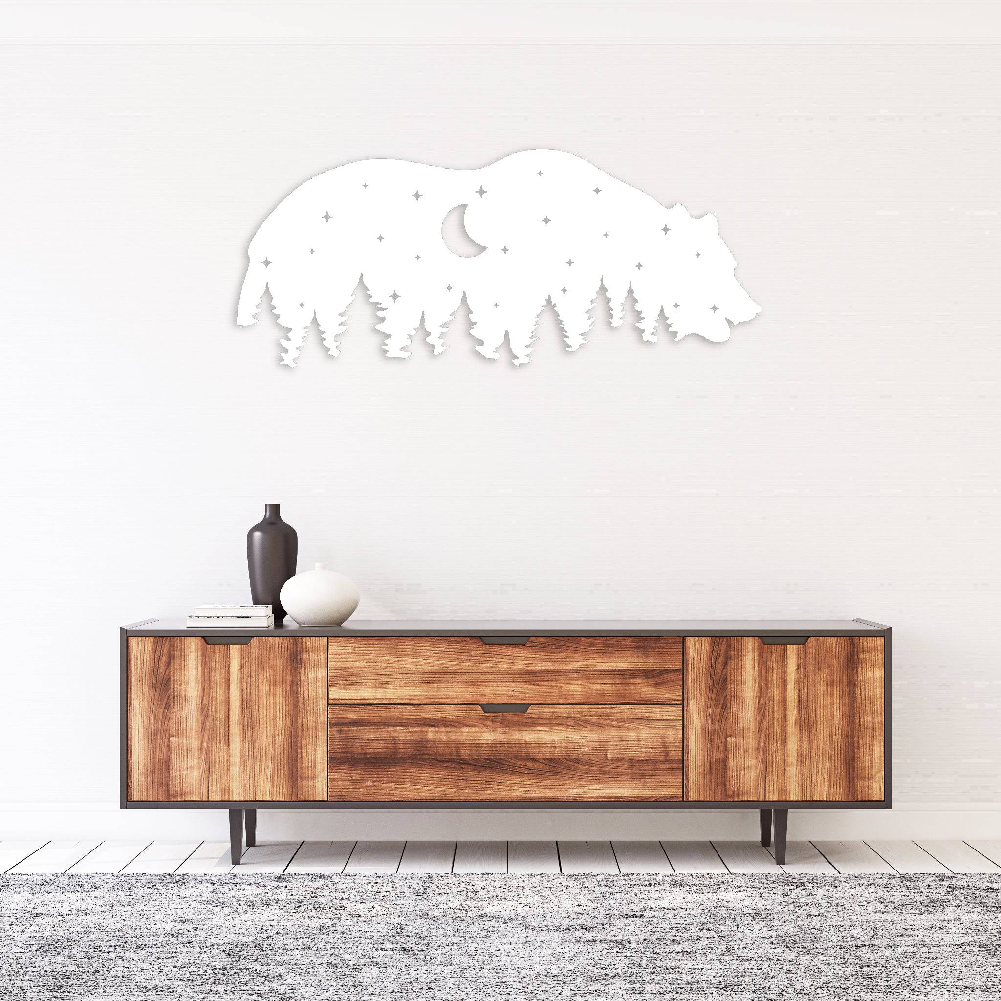 Moon Bear - Metal Wall Art
