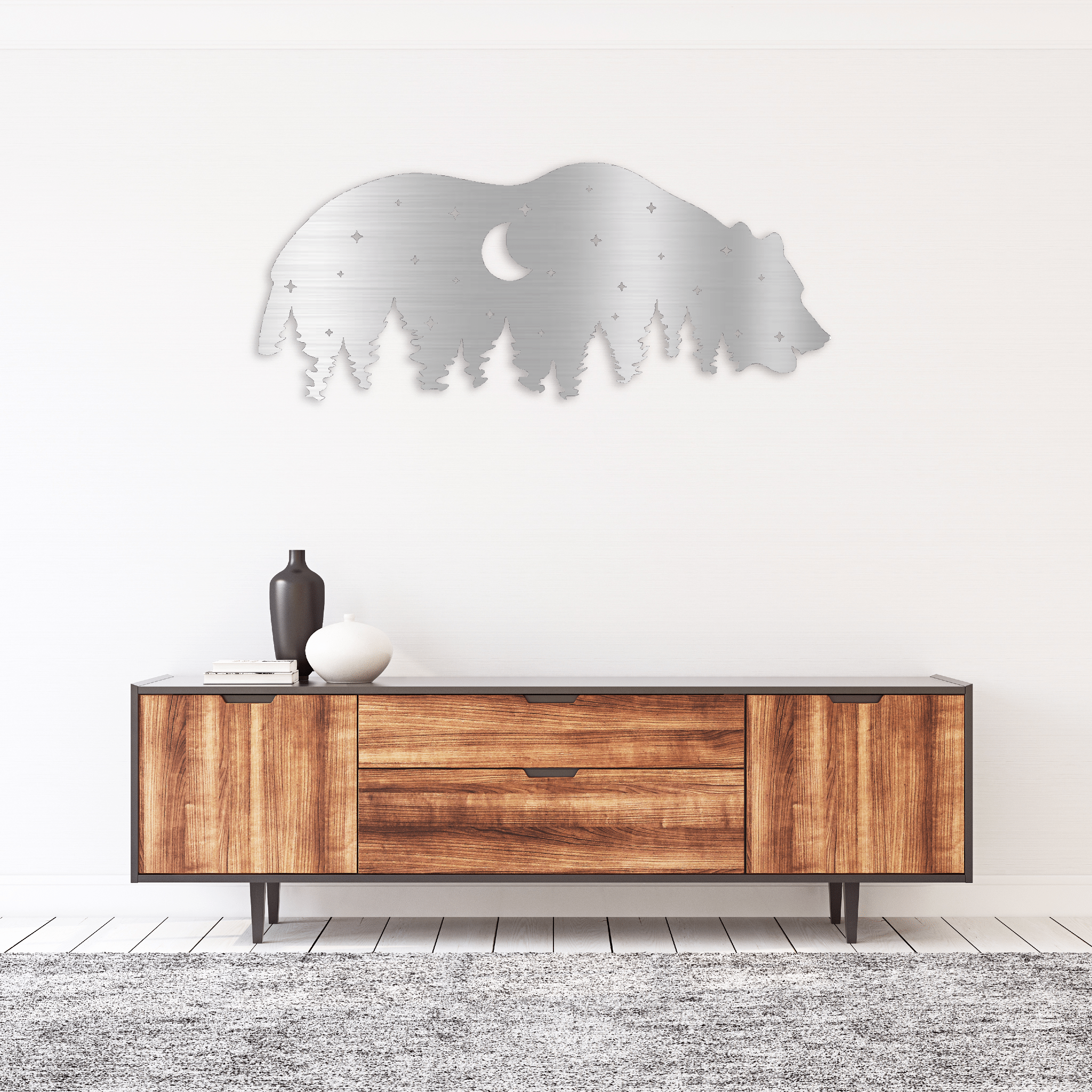 Moon Bear - Metal Wall Art