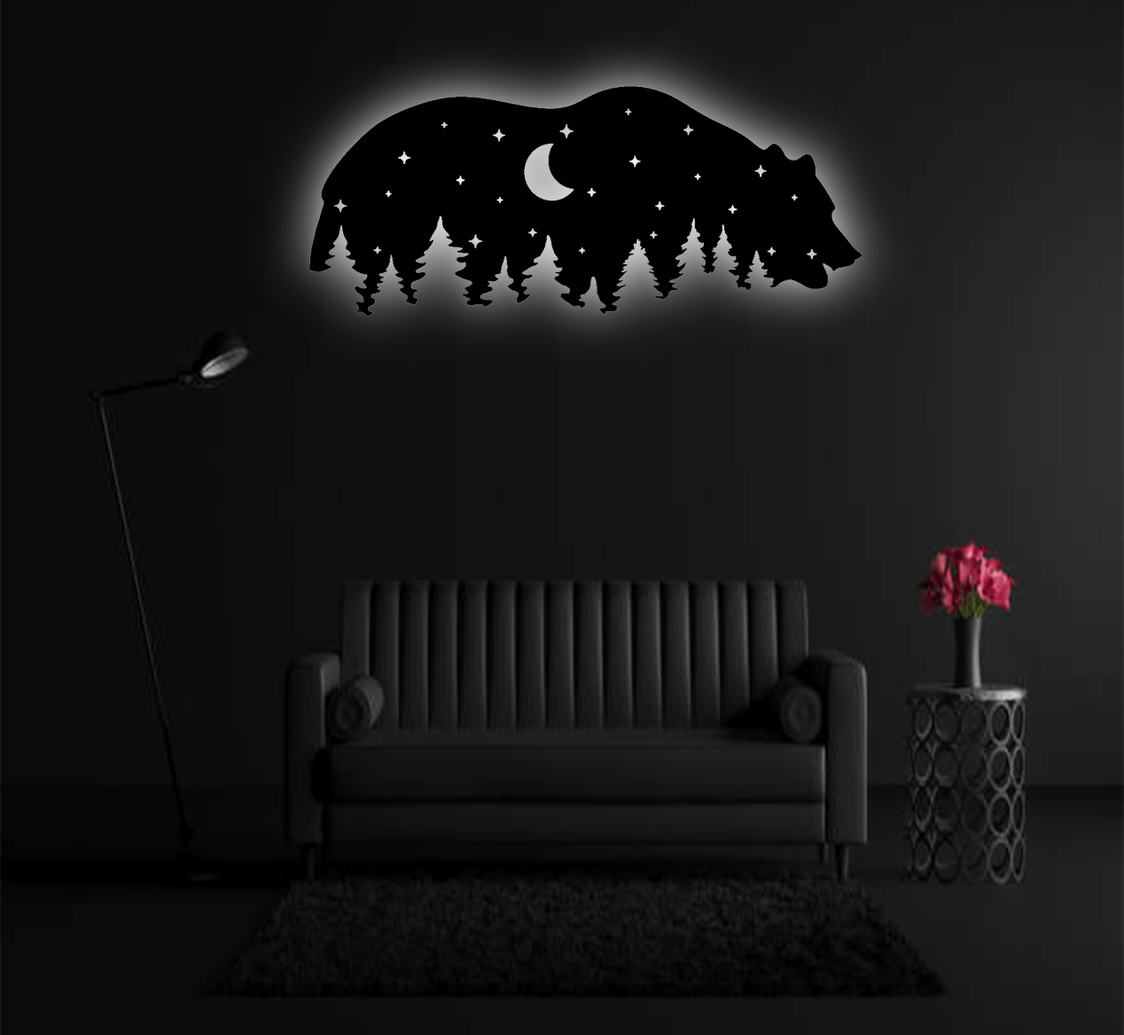 Moon Bear - Metal Wall Art