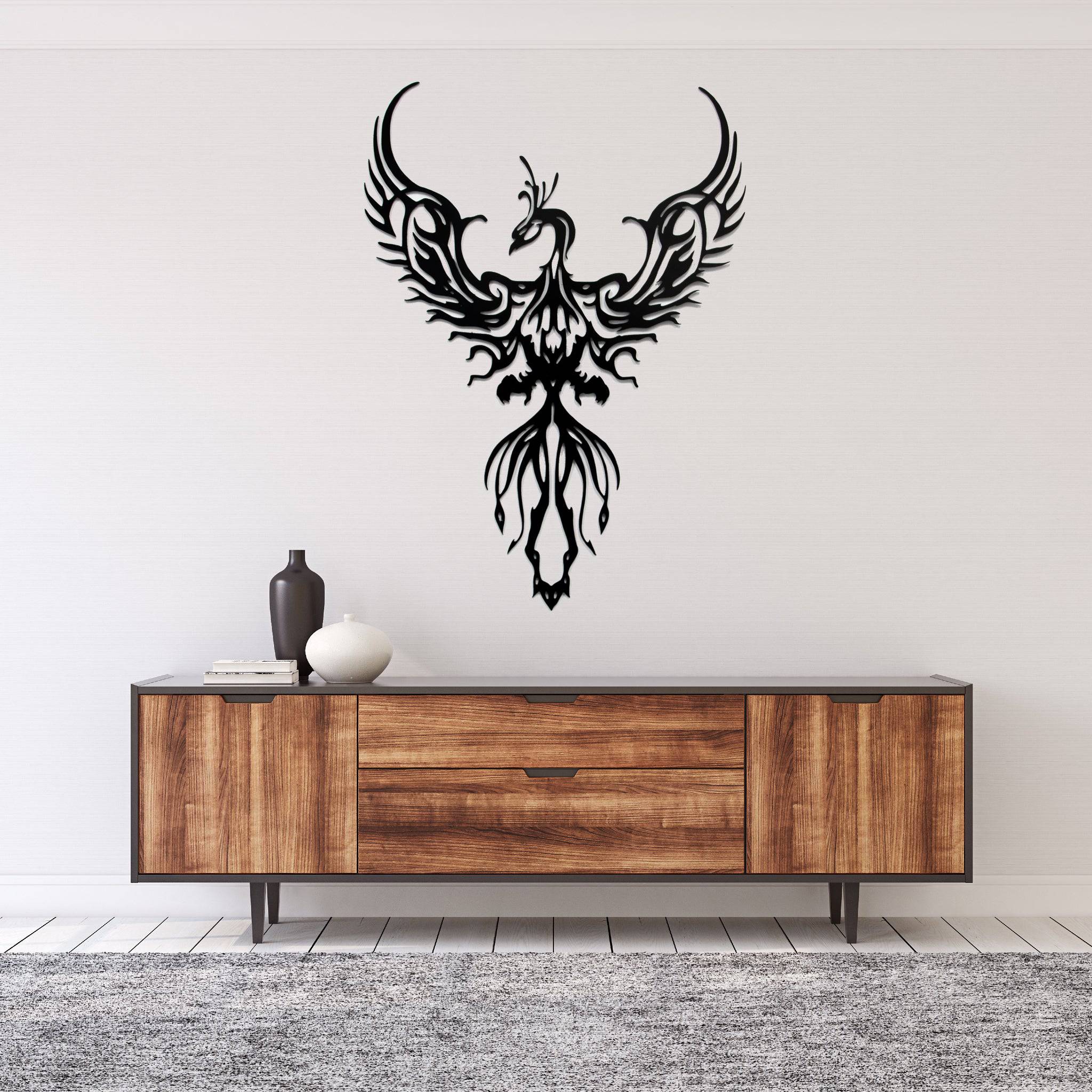 Rising Phoenix - Metal Wall Art