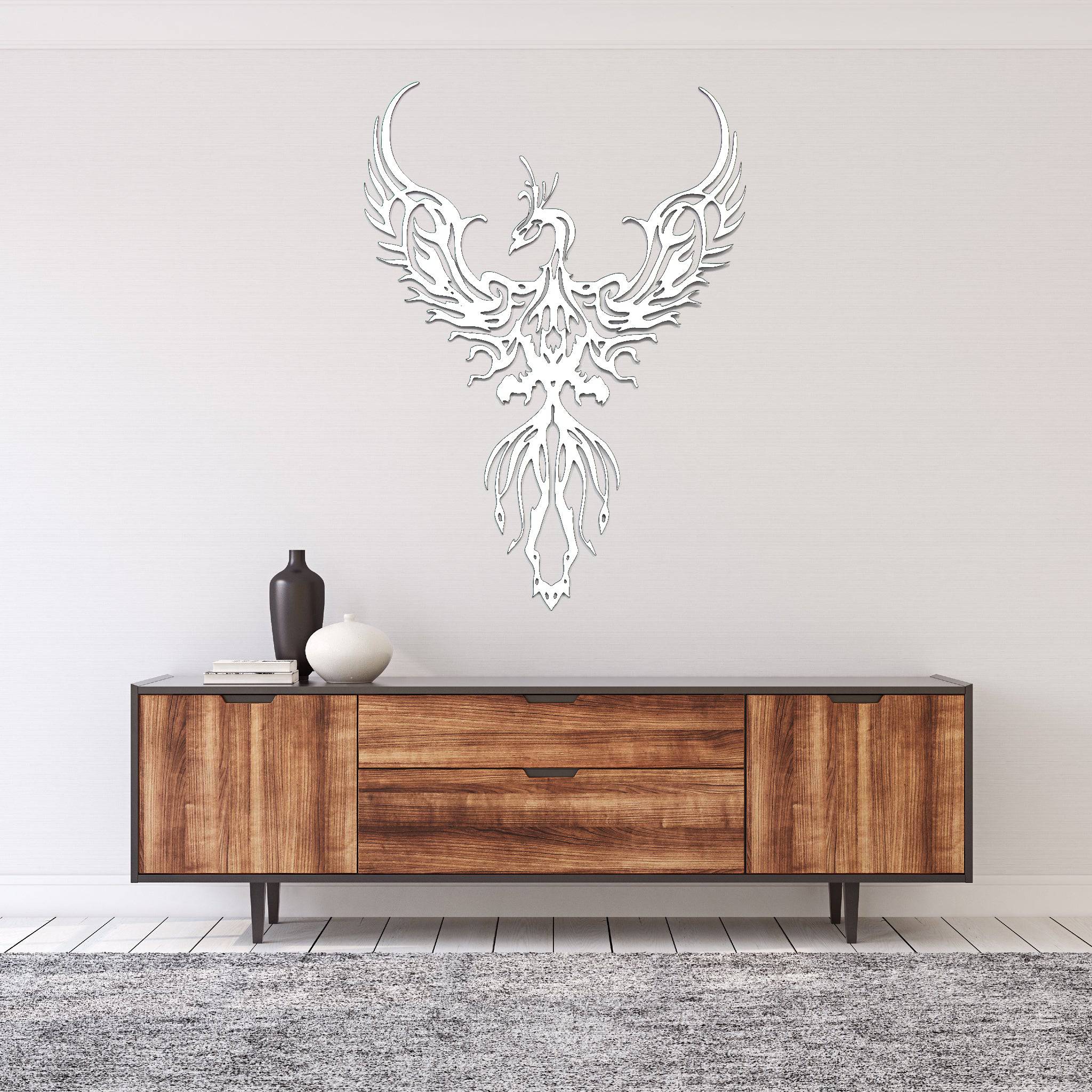 Rising Phoenix - Metal Wall Art