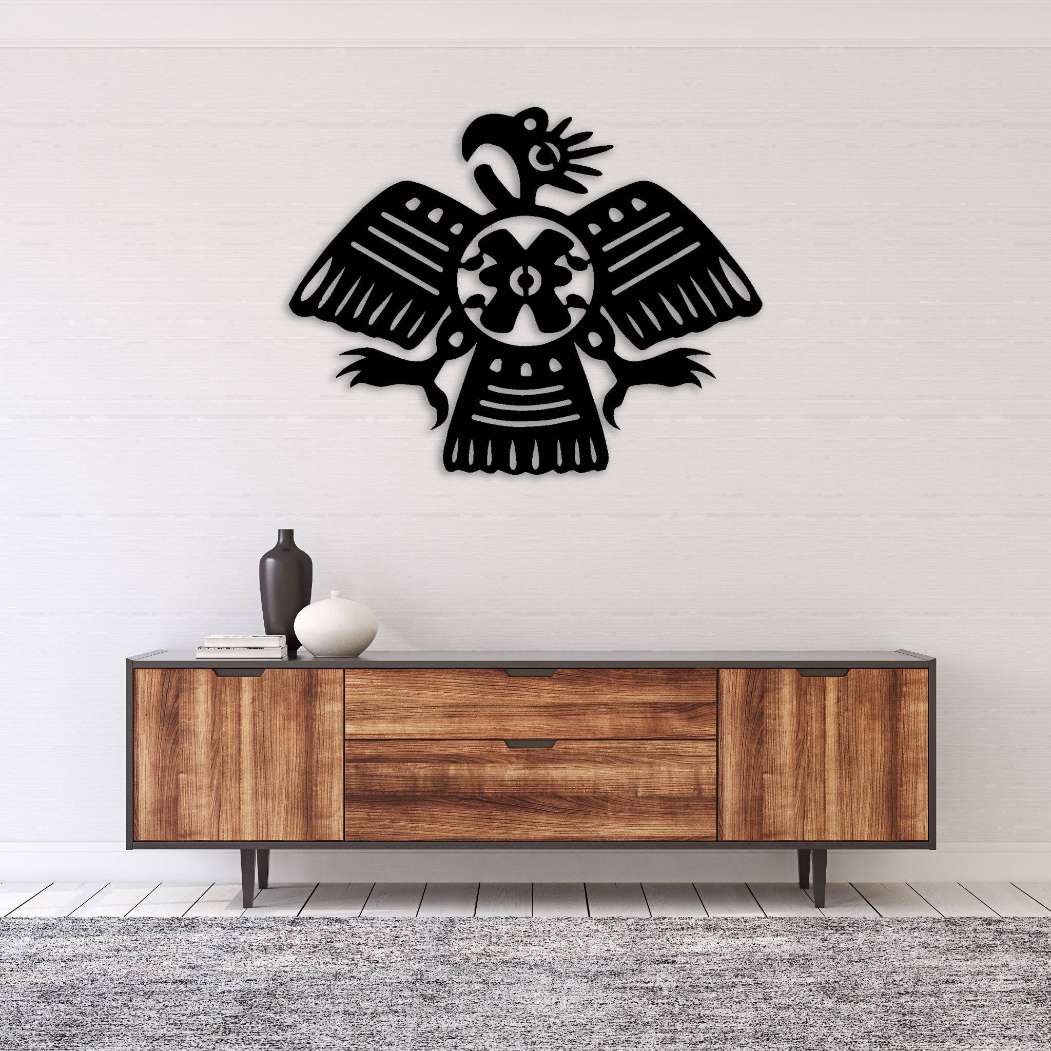 Aztec Bird - Metal Wall Art