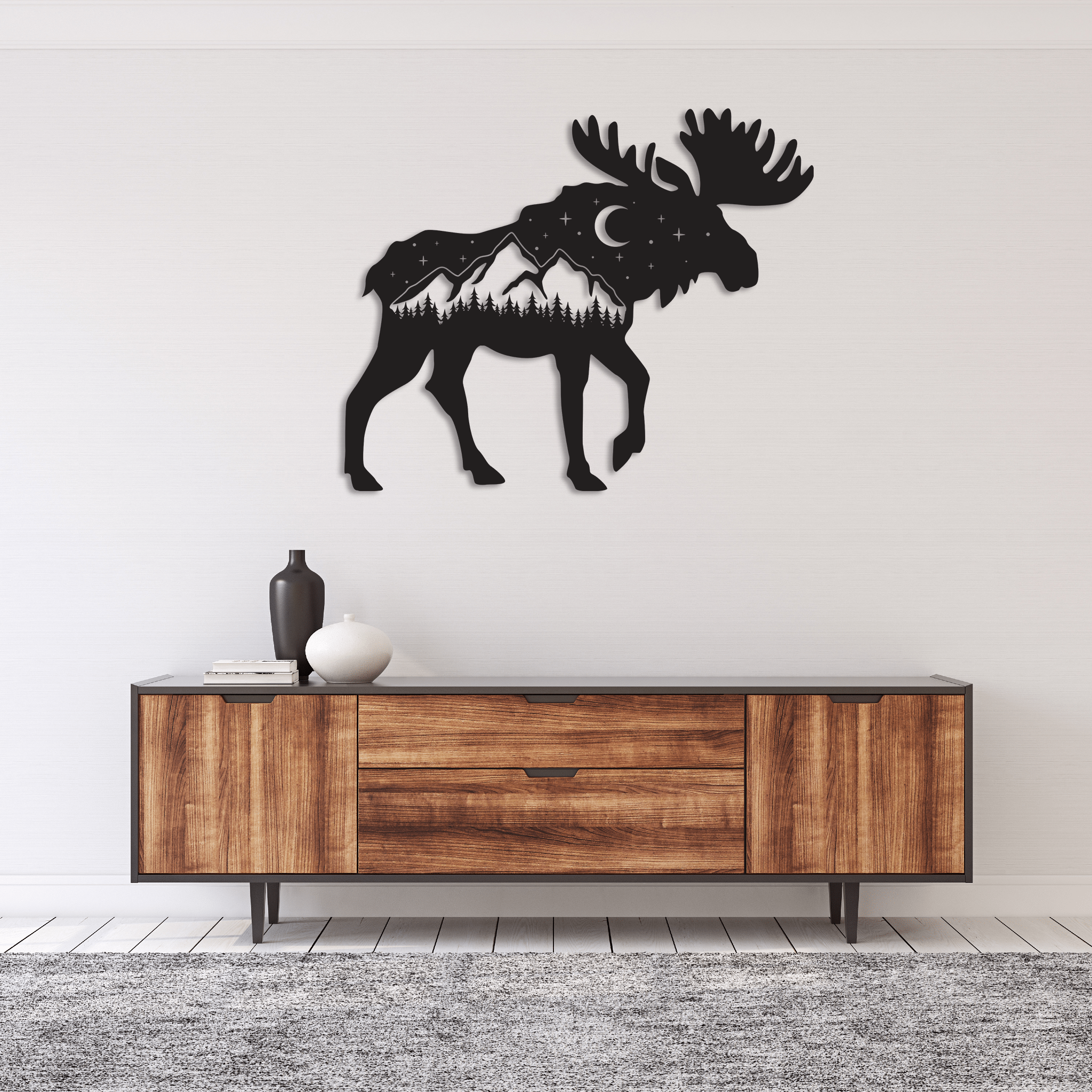 Moose - Metal Wall Art