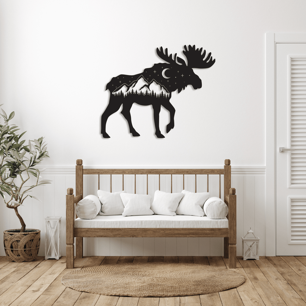 Moose - Metal Wall Art