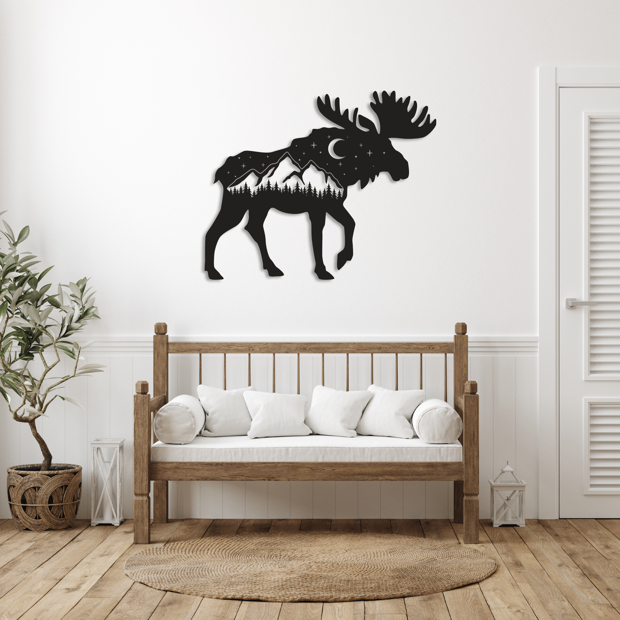 Moose - Metal Wall Art