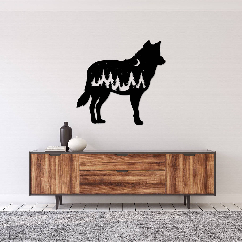 Wolf - Metal Wall Art