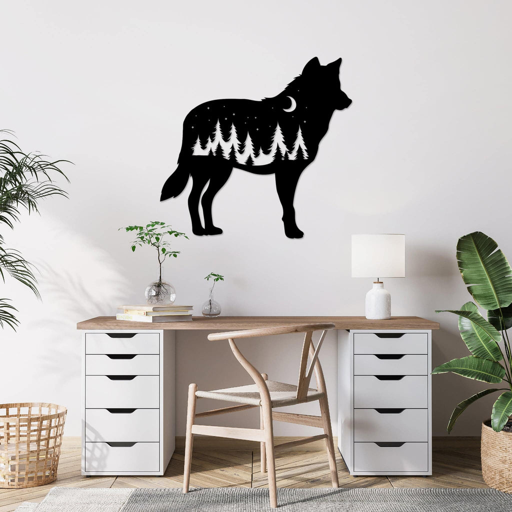 Wolf - Metal Wall Art