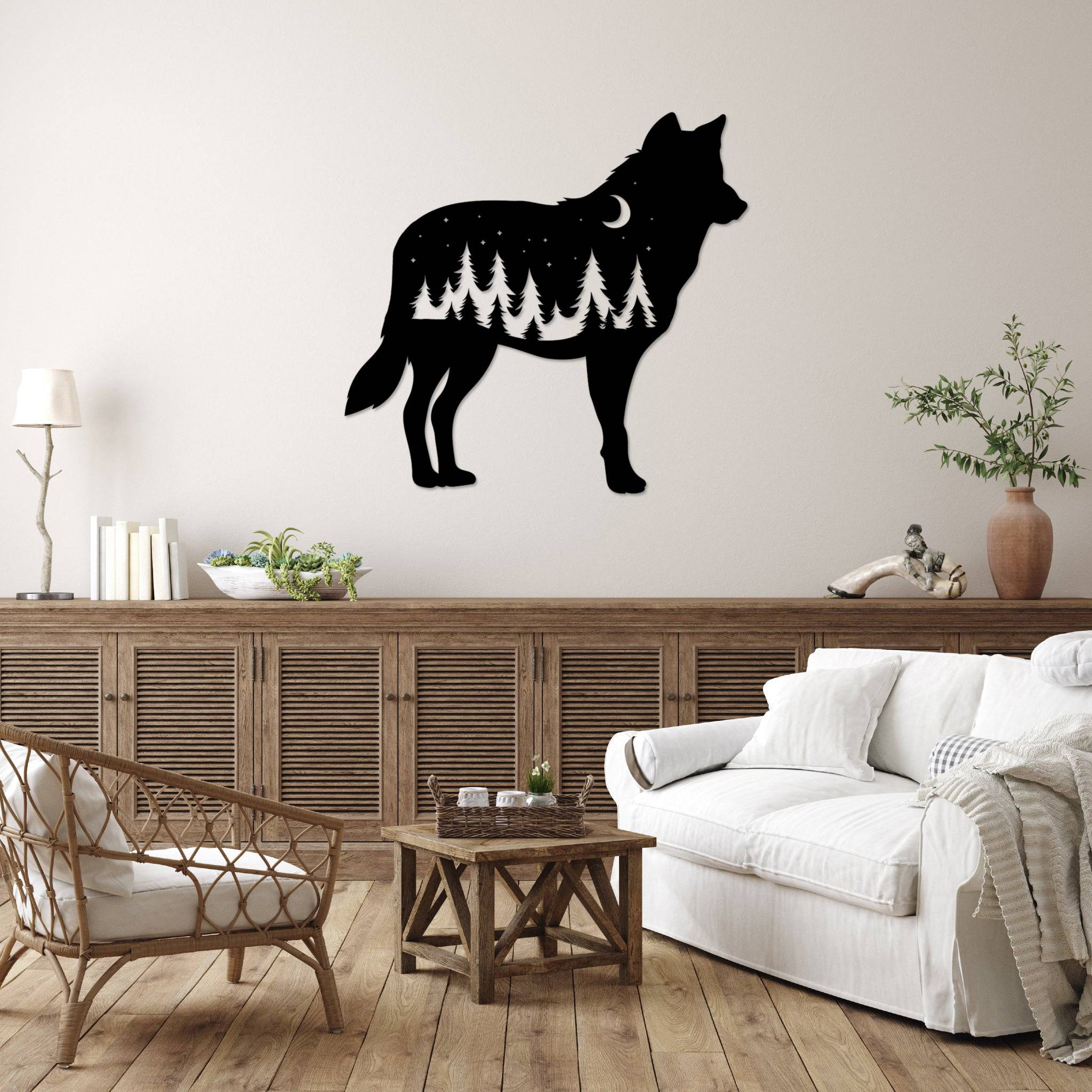 Wolf - Metal Wall Art