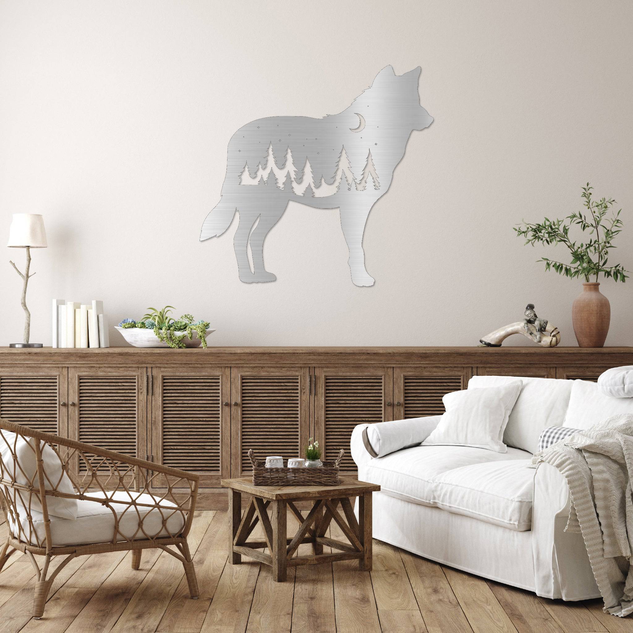 Wolf - Metal Wall Art