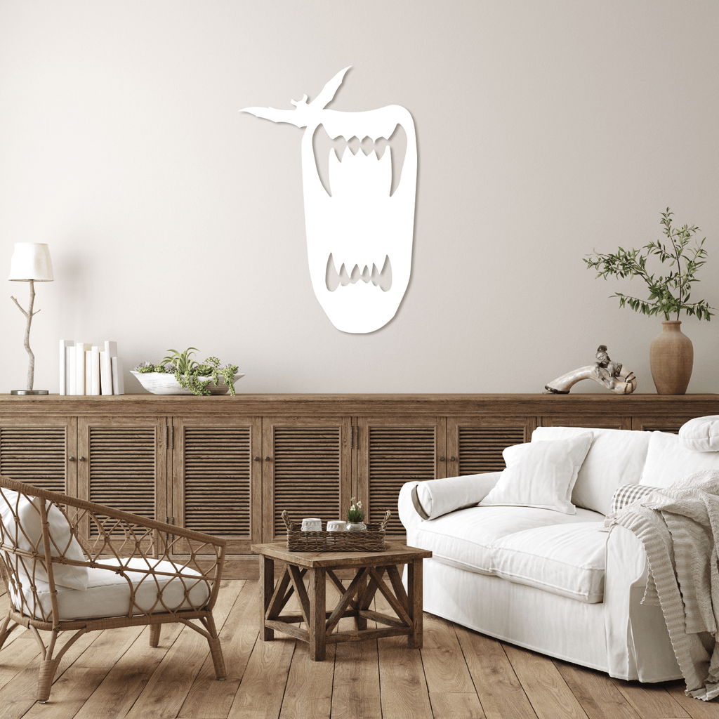 Vampire Teeth - Metal Wall Art