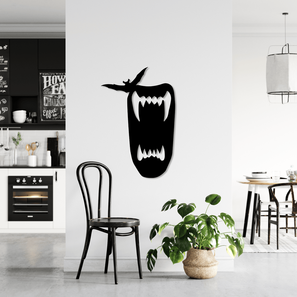 Vampire Teeth - Metal Wall Art