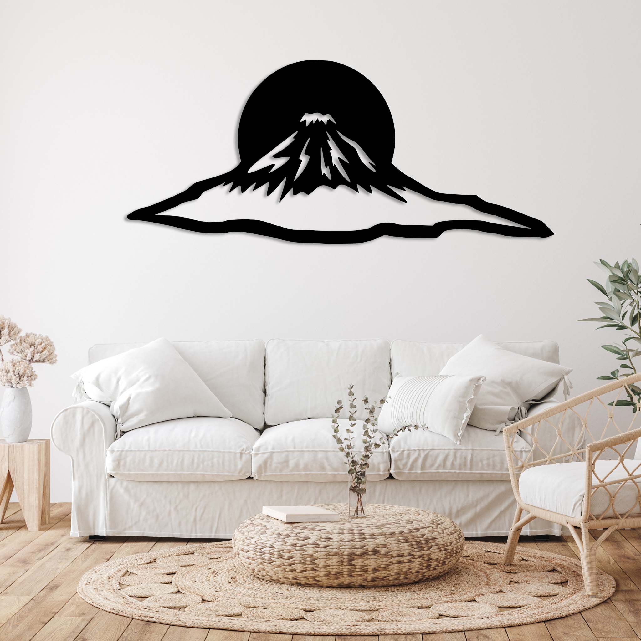 Mount Fuji Sunset - Metal Wall Art