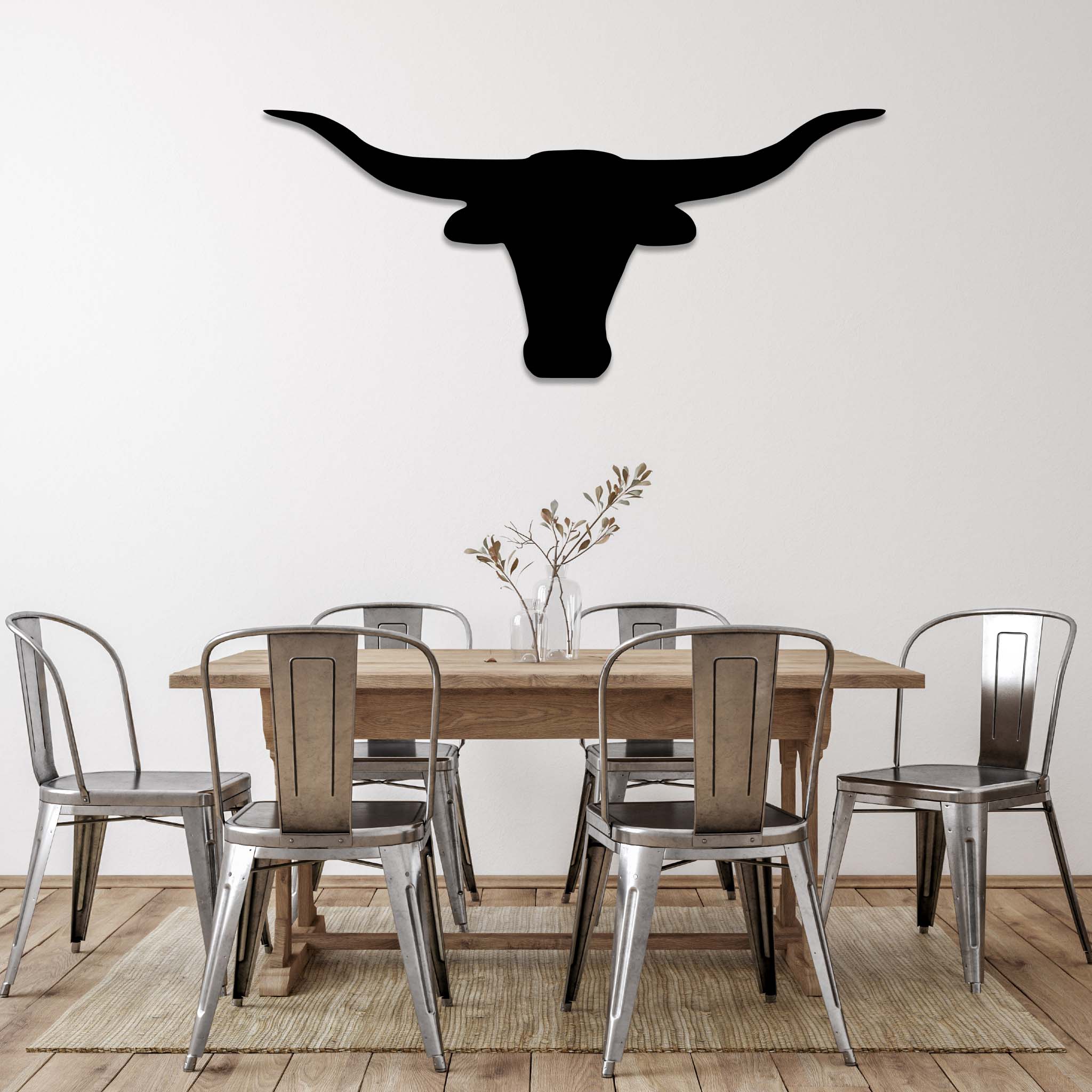 Texas Longhorn - Metal Wall Art