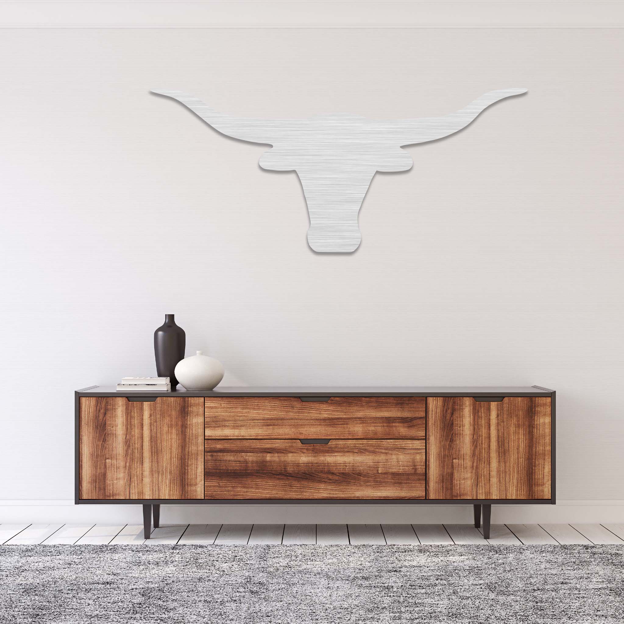 Texas Longhorn - Metal Wall Art