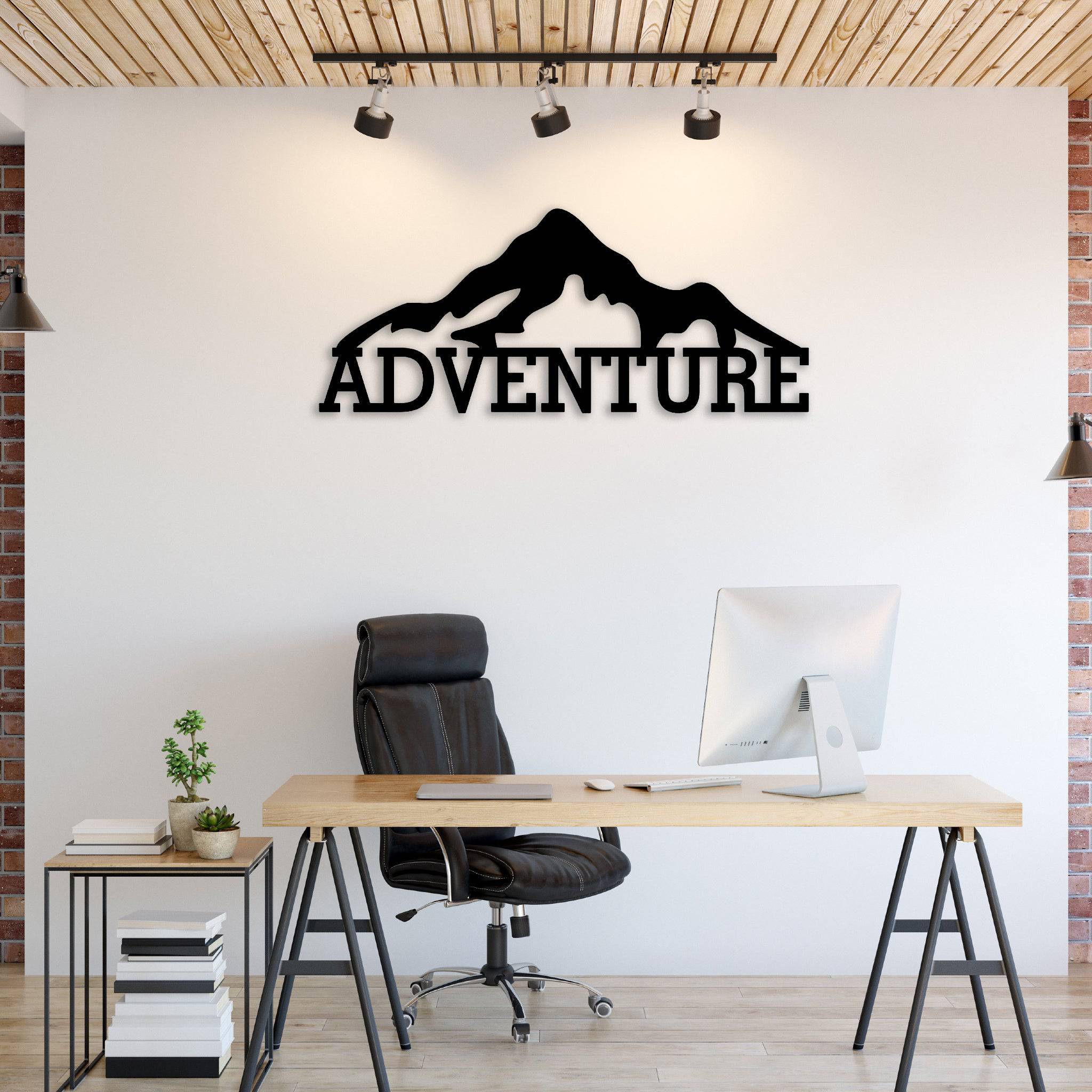 Adventure Mountains - Metal Wall Art