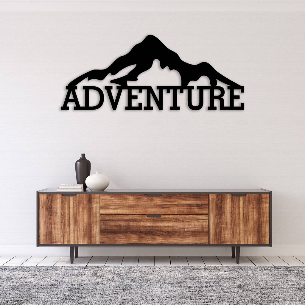 Adventure Mountains - Metal Wall Art