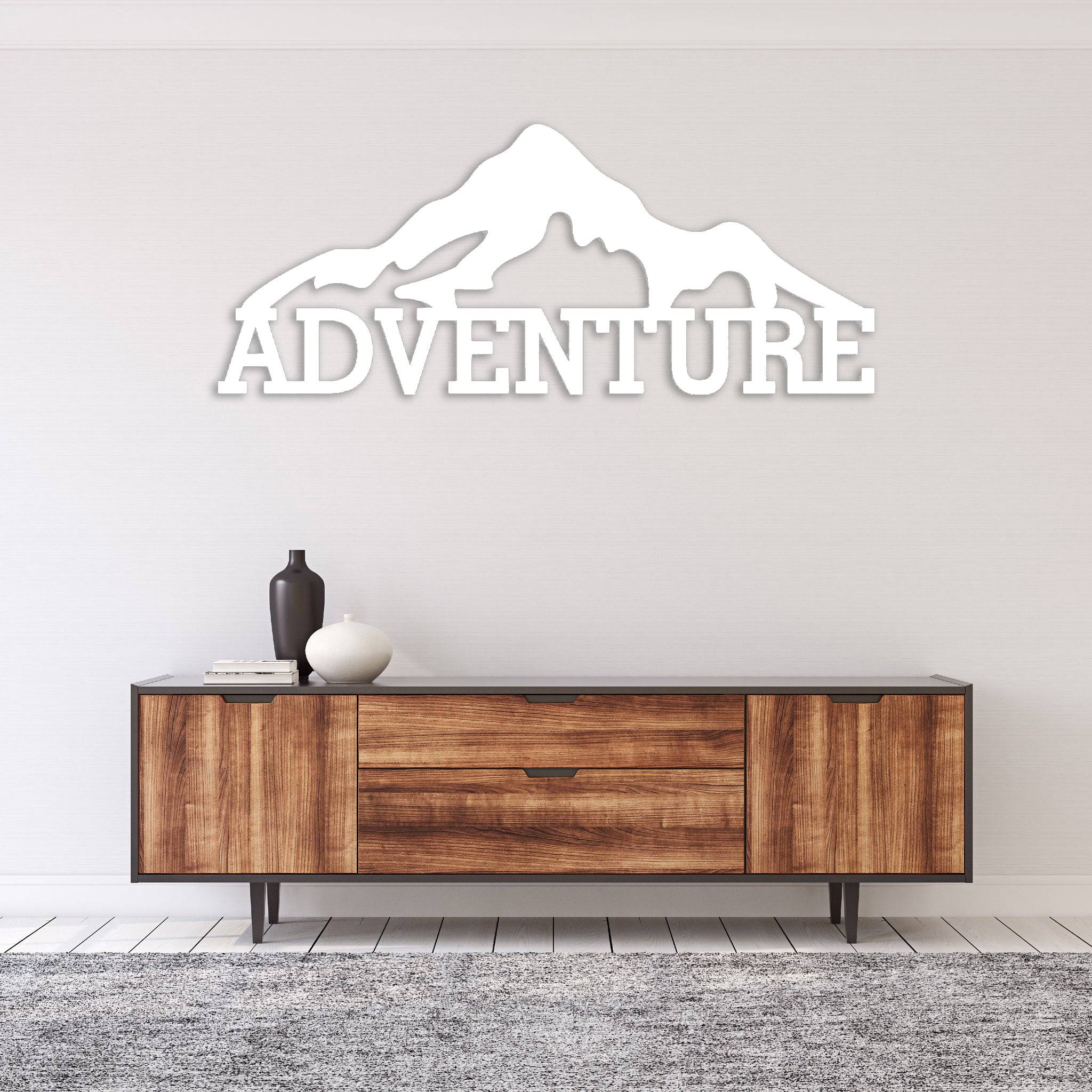 Adventure Mountains - Metal Wall Art