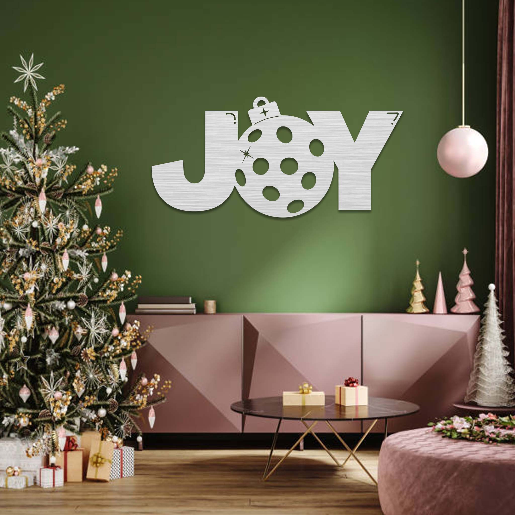Christmas JOY - Metal Wall Art