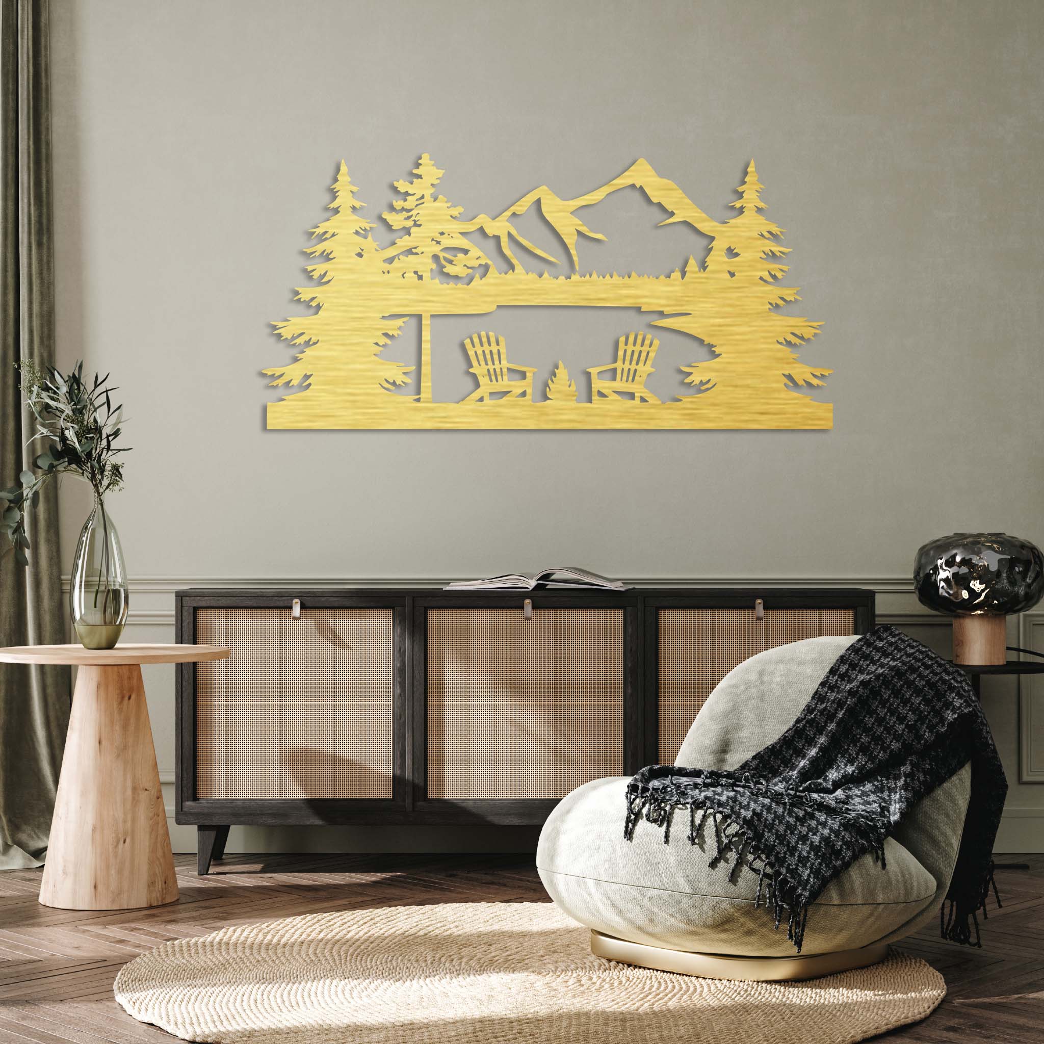 Lake View - Metal Wall Art
