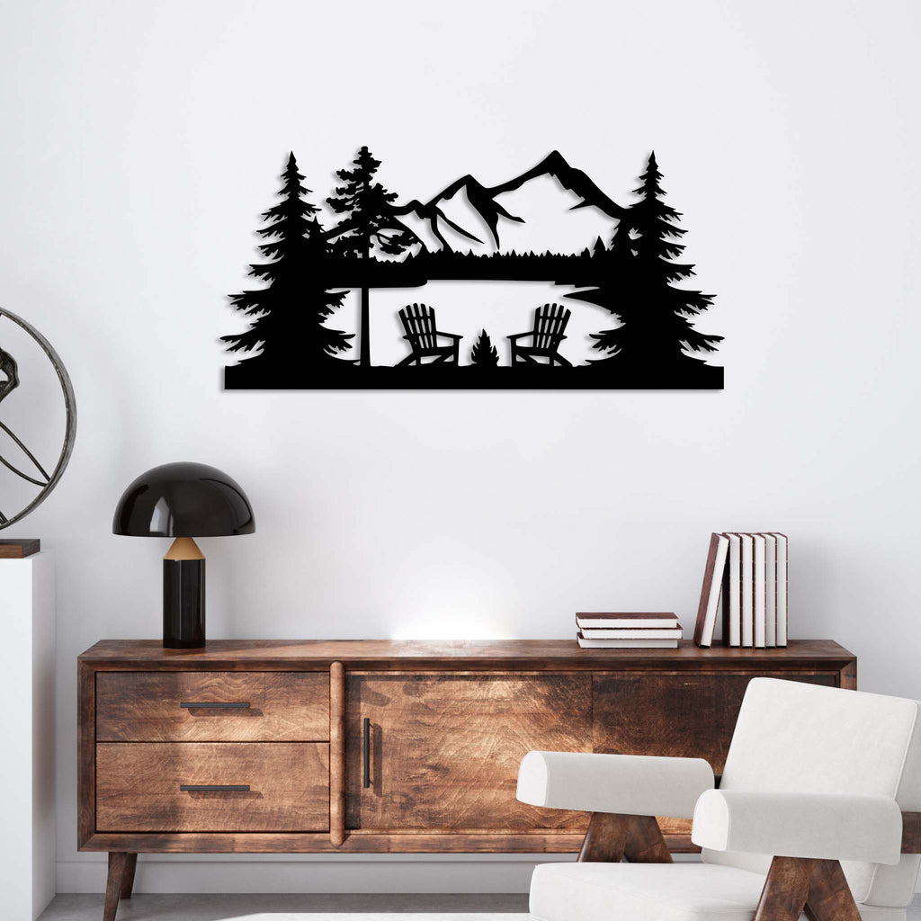 Lake View - Metal Wall Art