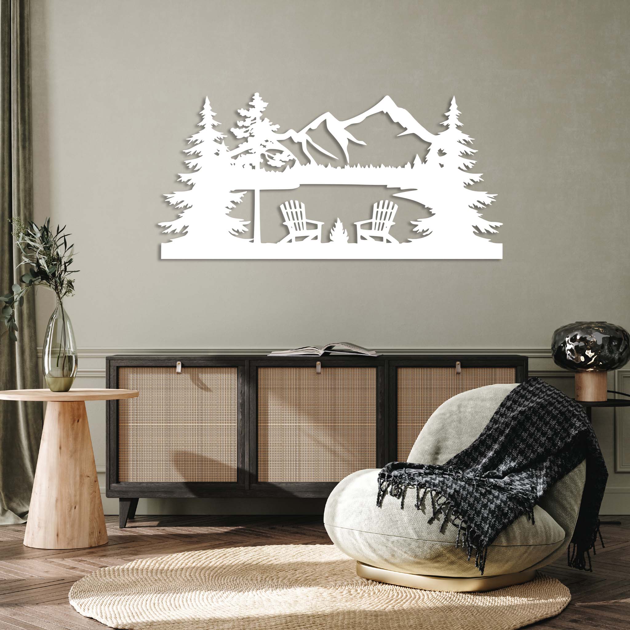 Lake View - Metal Wall Art