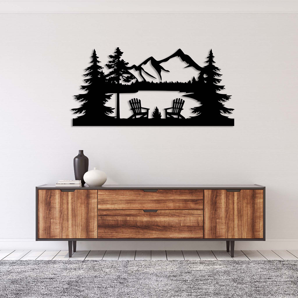Lake View - Metal Wall Art
