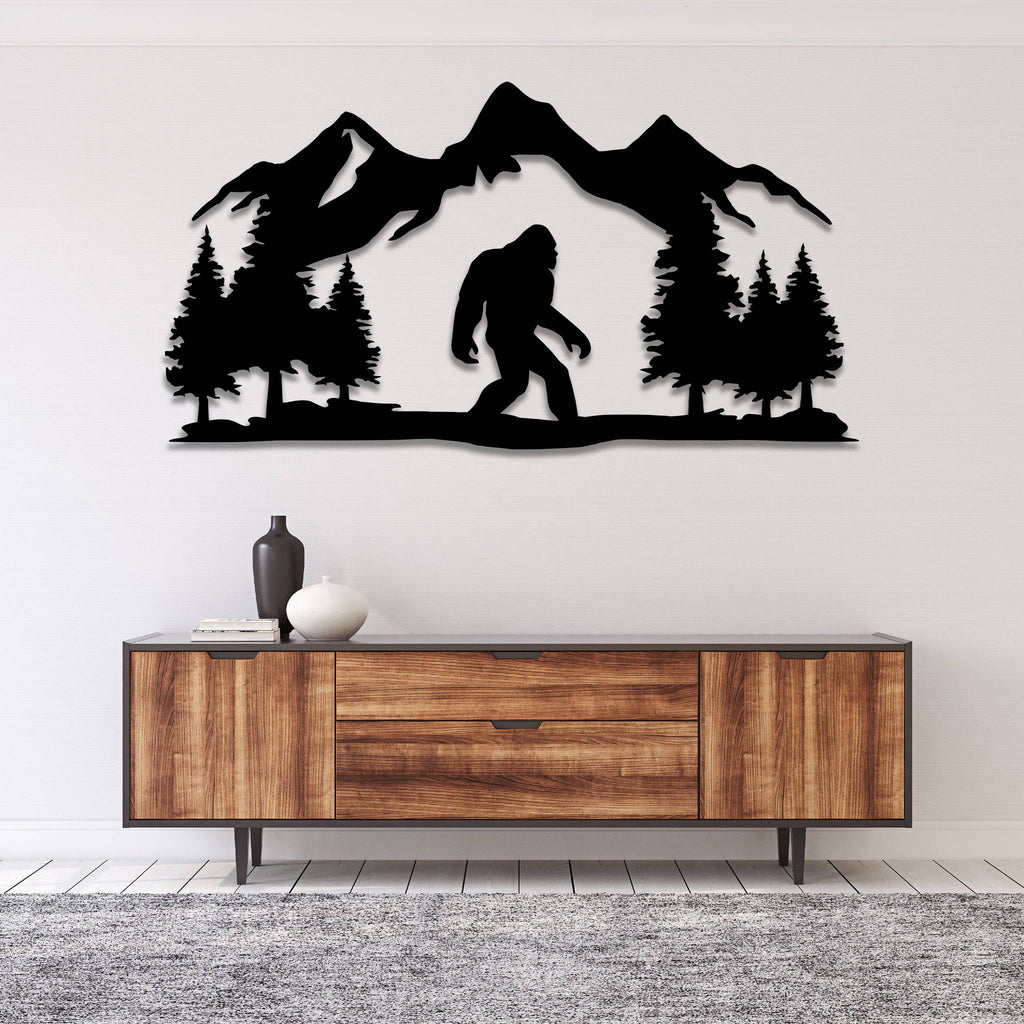 Bigfoot - Metal Wall Art