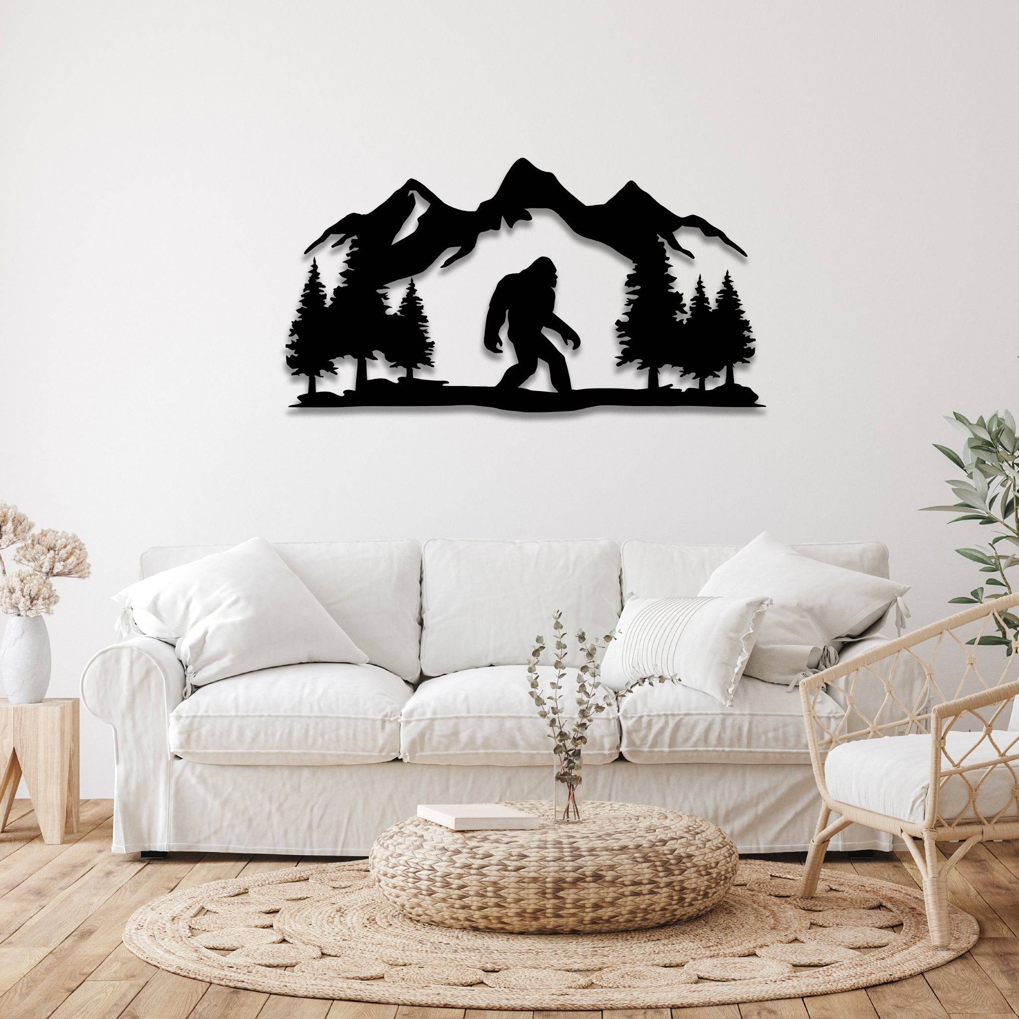 Bigfoot - Metal Wall Art