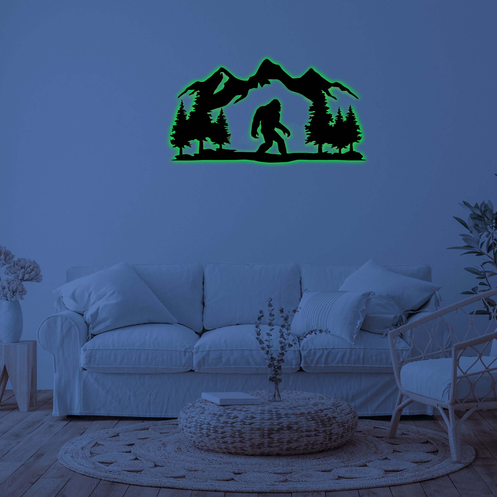 Bigfoot - Metal Wall Art