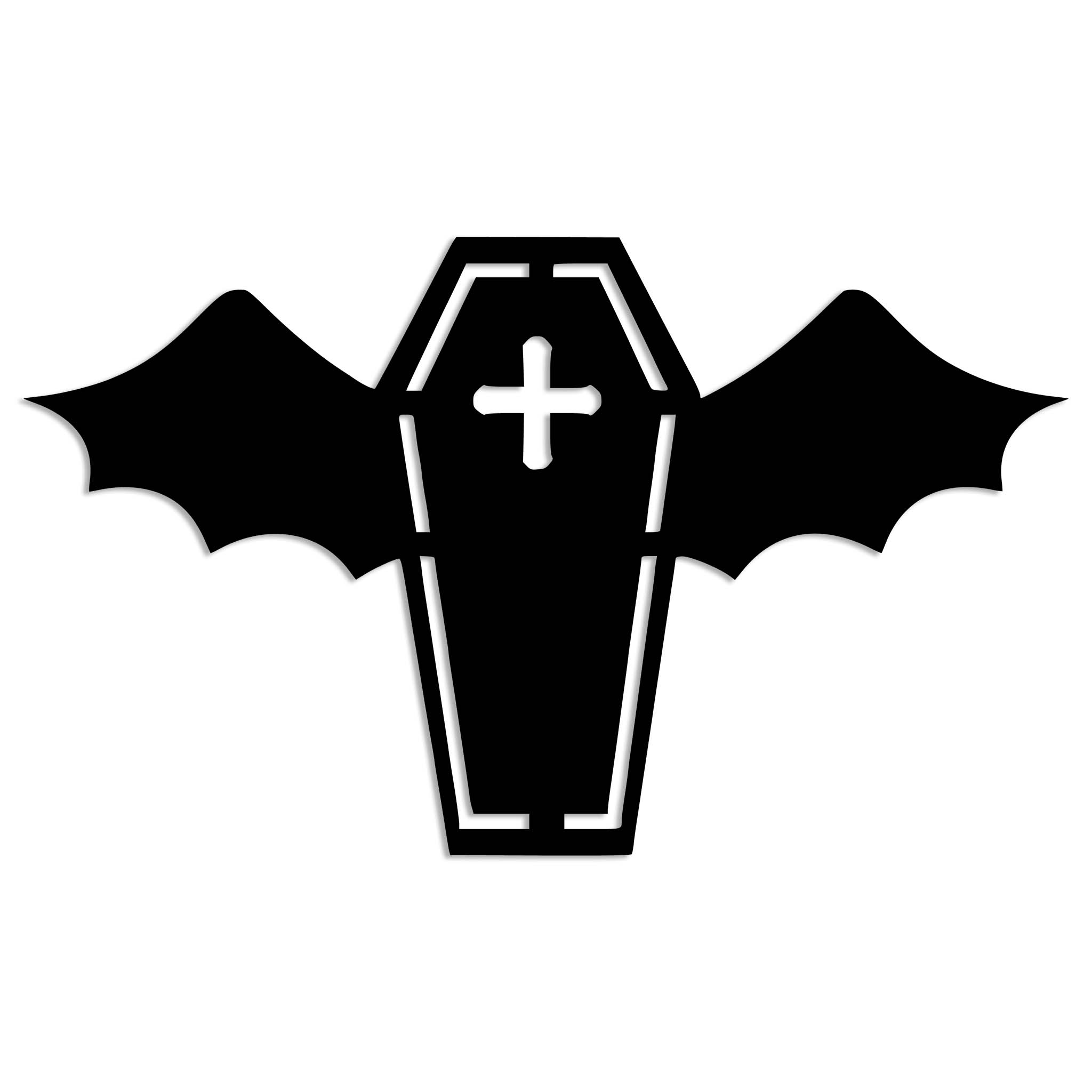 Vampire Coffin - Metal Wall Art