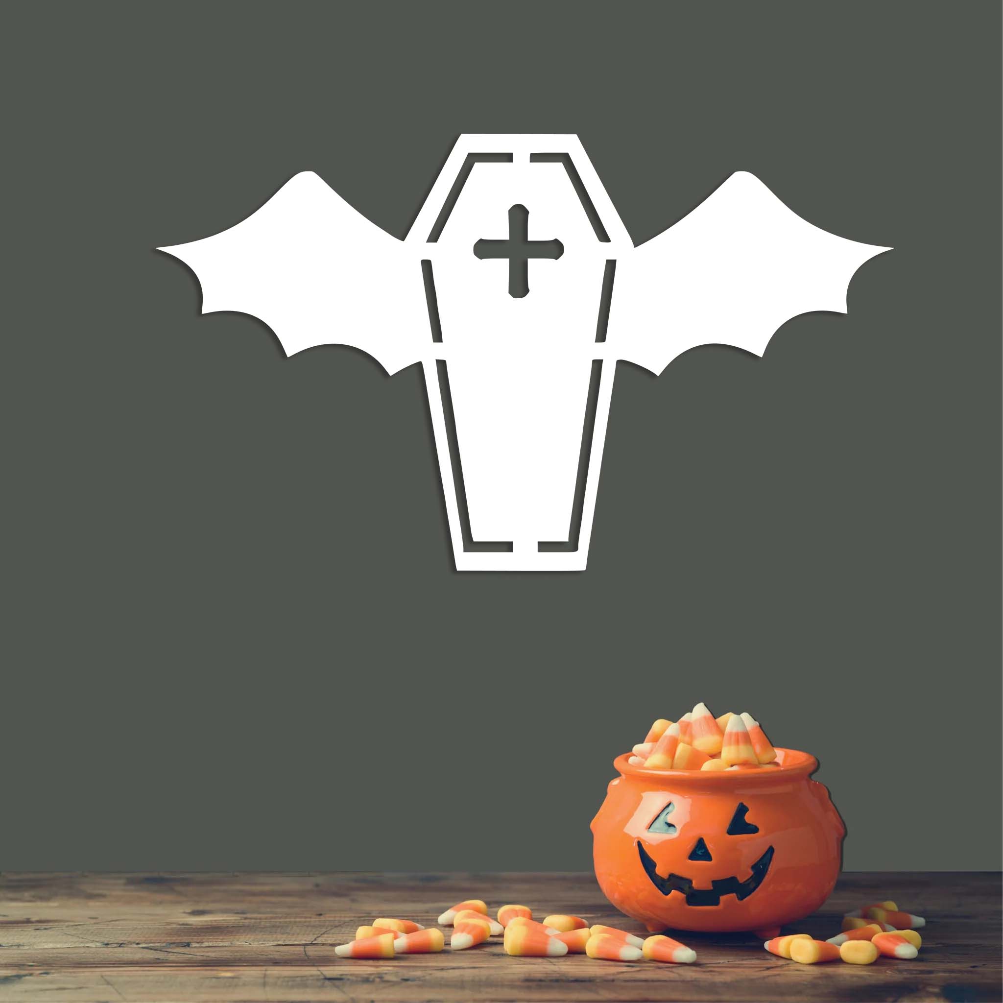 Vampire Coffin - Metal Wall Art