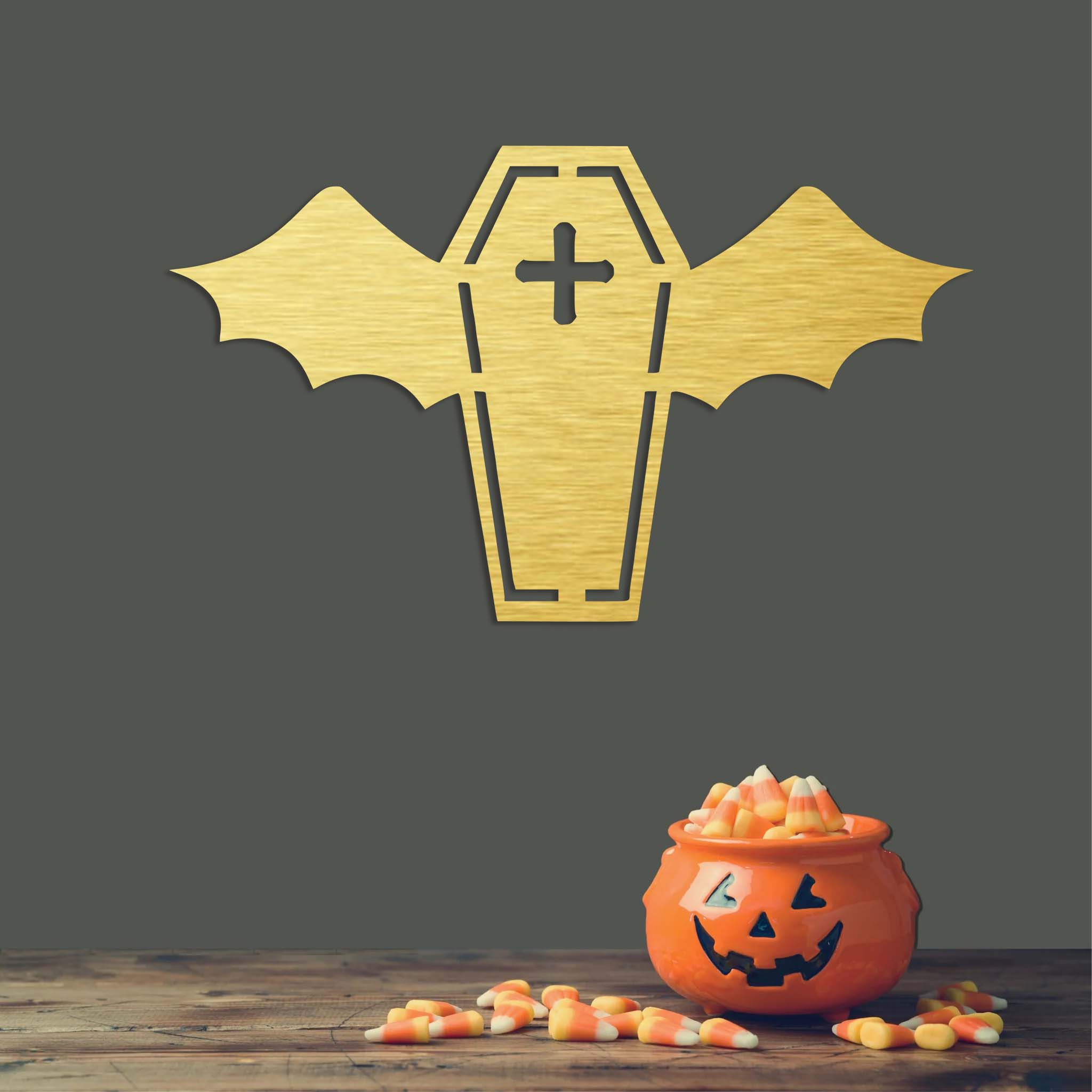 Vampire Coffin - Metal Wall Art