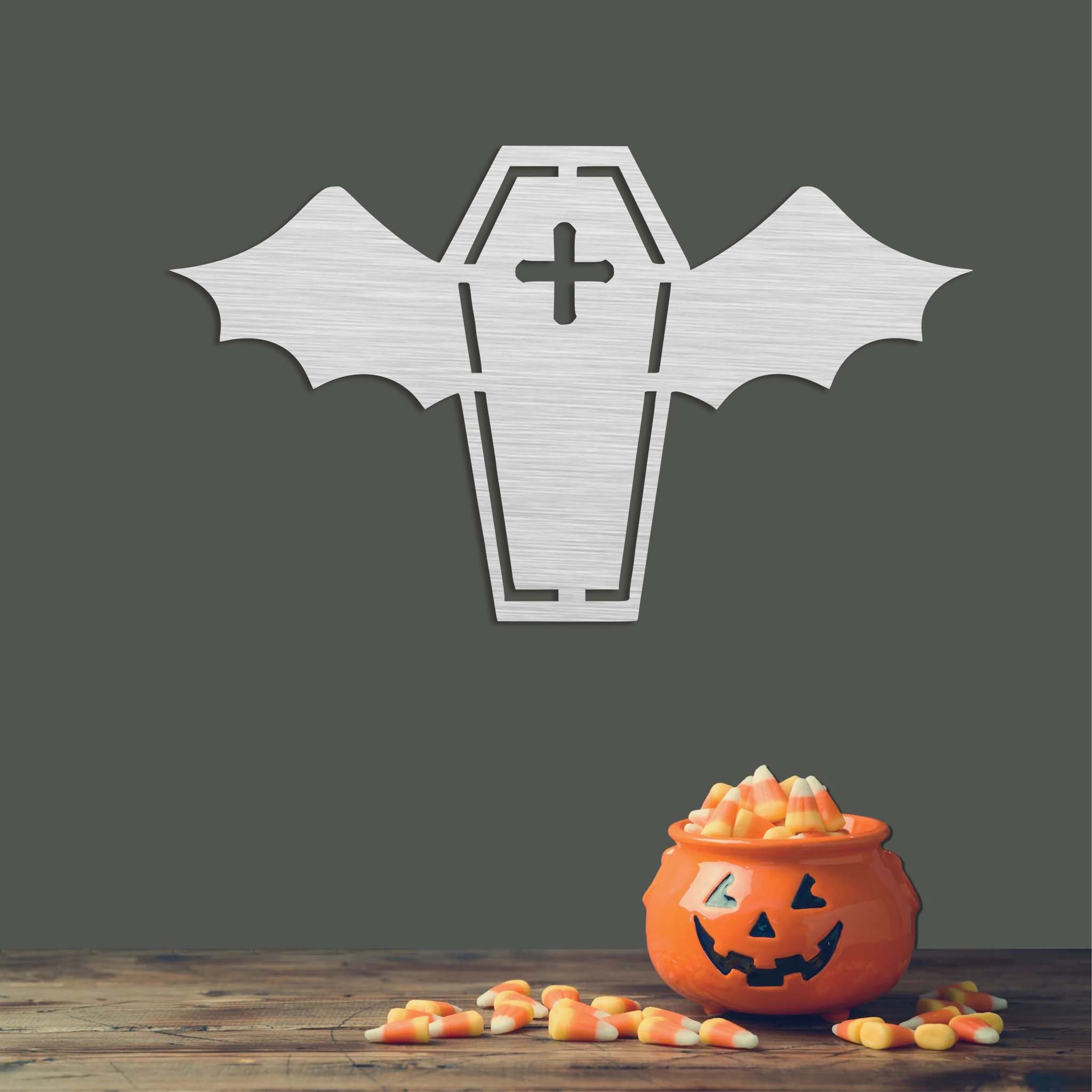 Vampire Coffin - Metal Wall Art