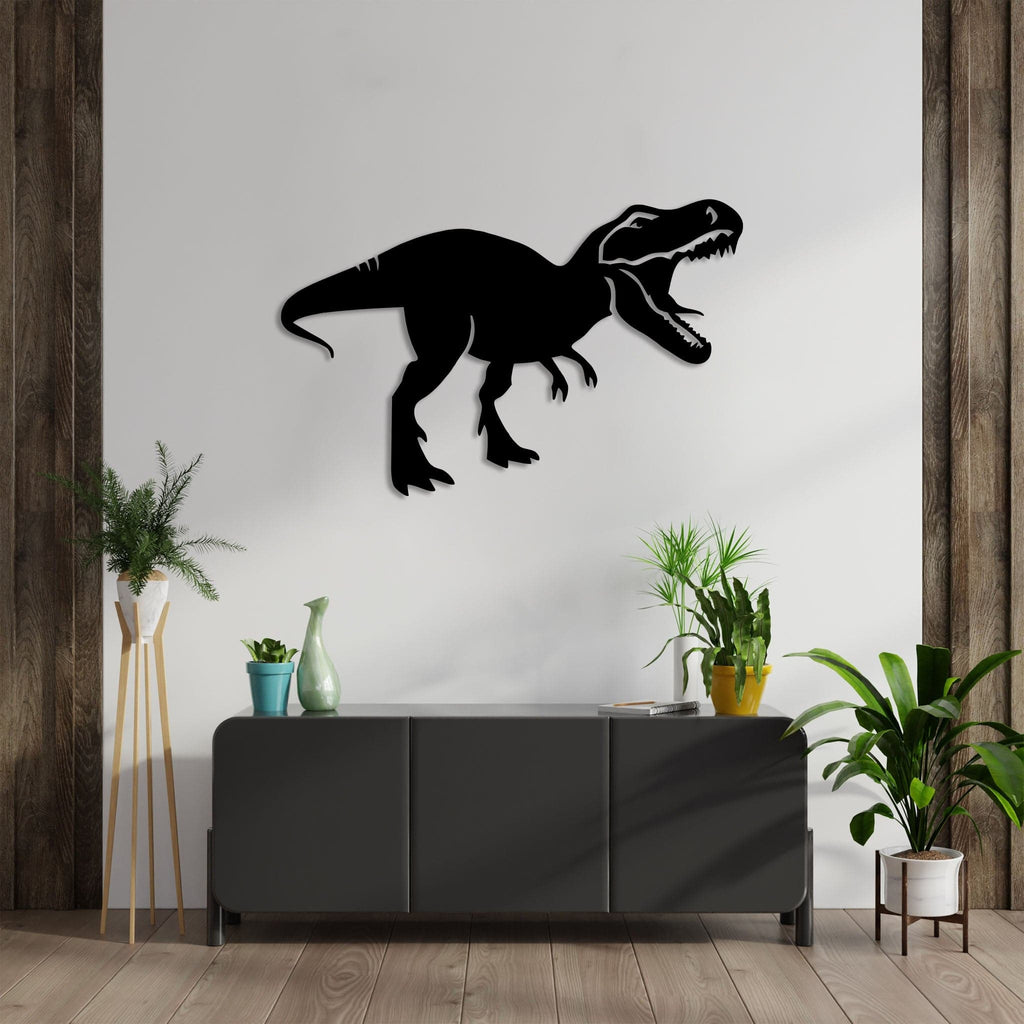 T Rex Dinosaur - Metal Wall Art