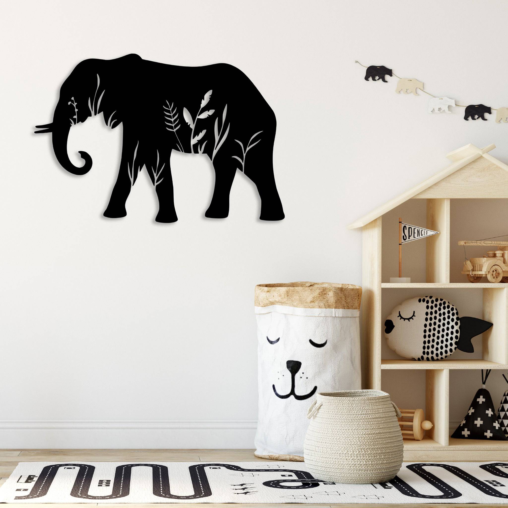 Elephant - Metal Wall Art