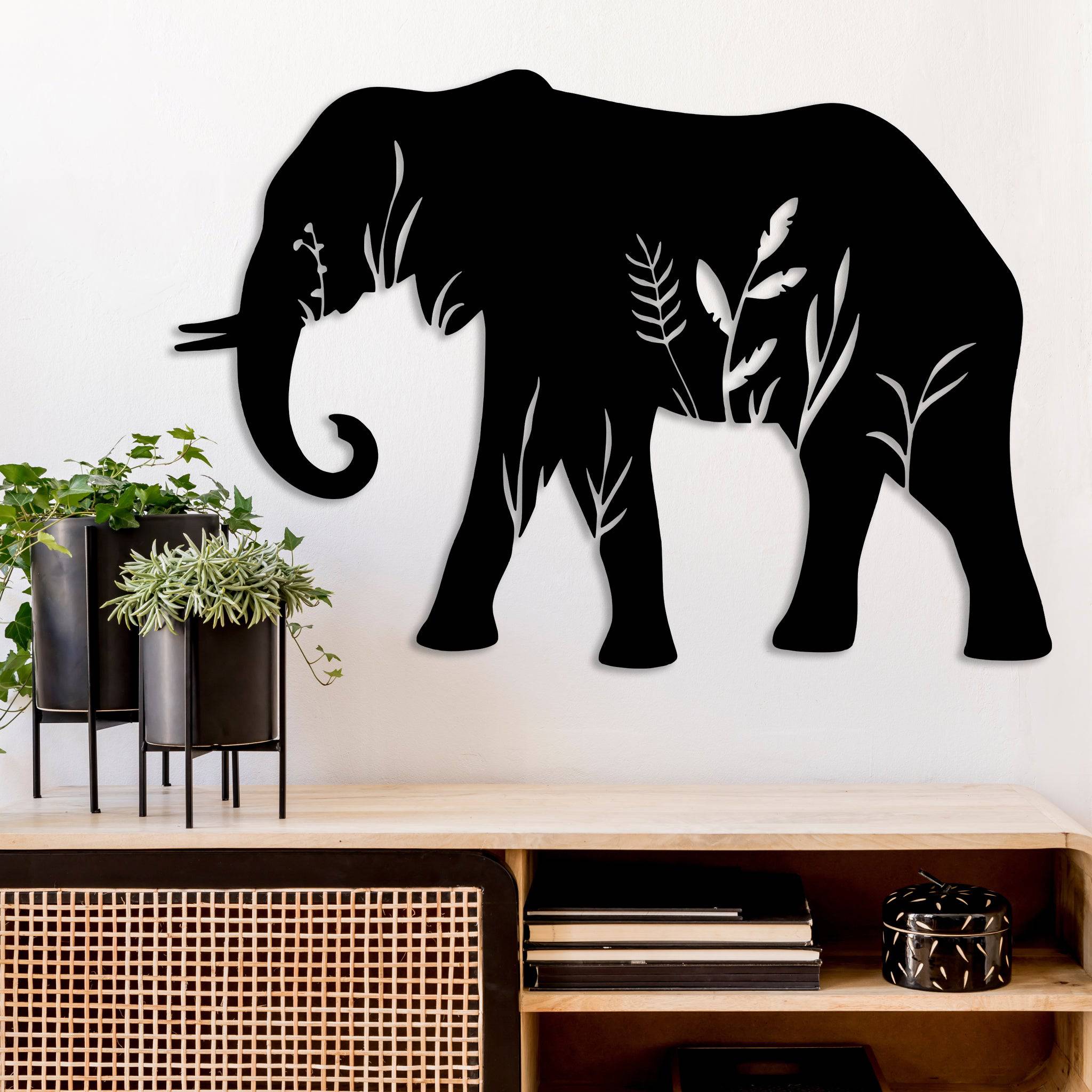 Elephant - Metal Wall Art