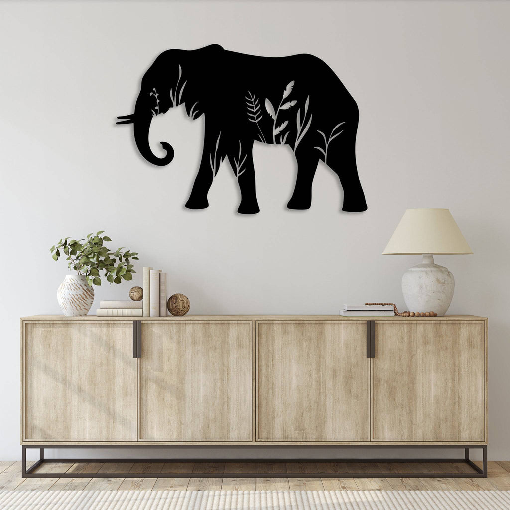 Elephant - Metal Wall Art