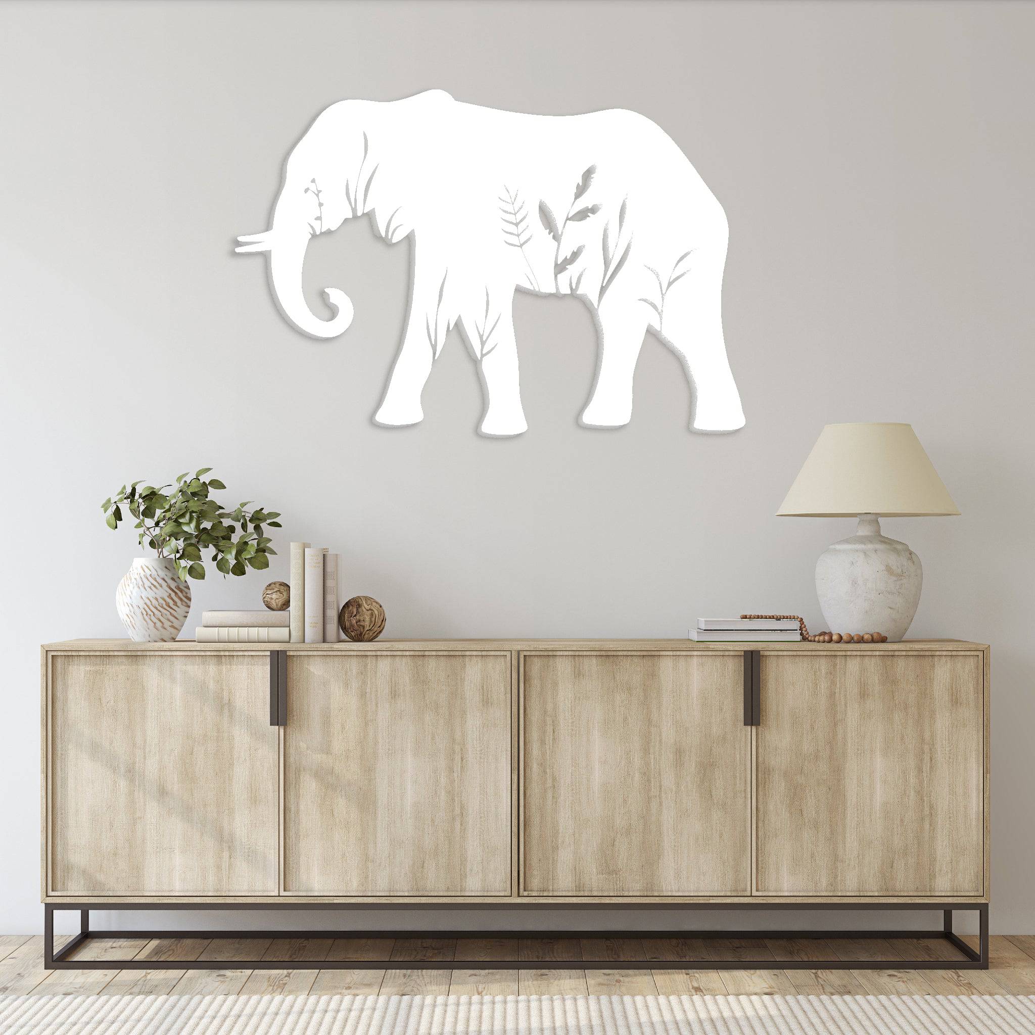 Elephant - Metal Wall Art