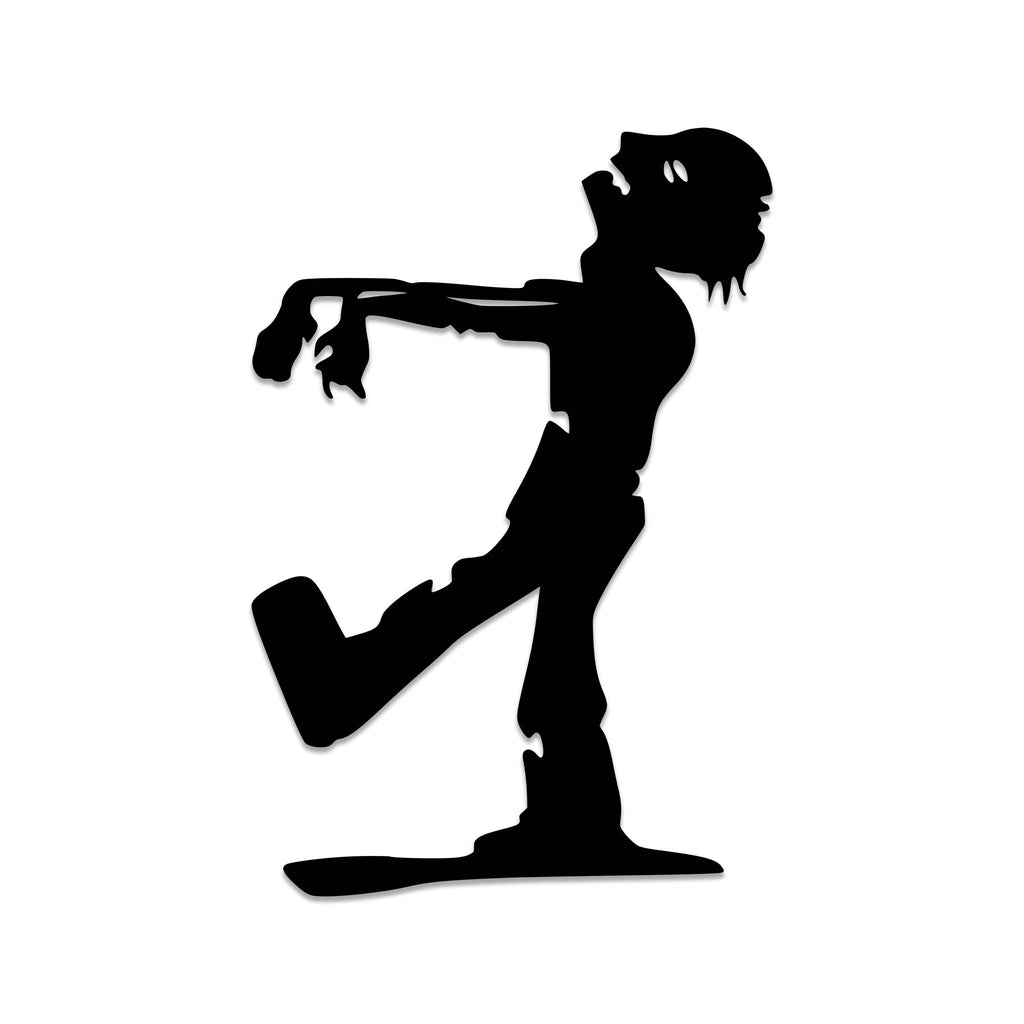 Walking Zombie - Metal Wall Art
