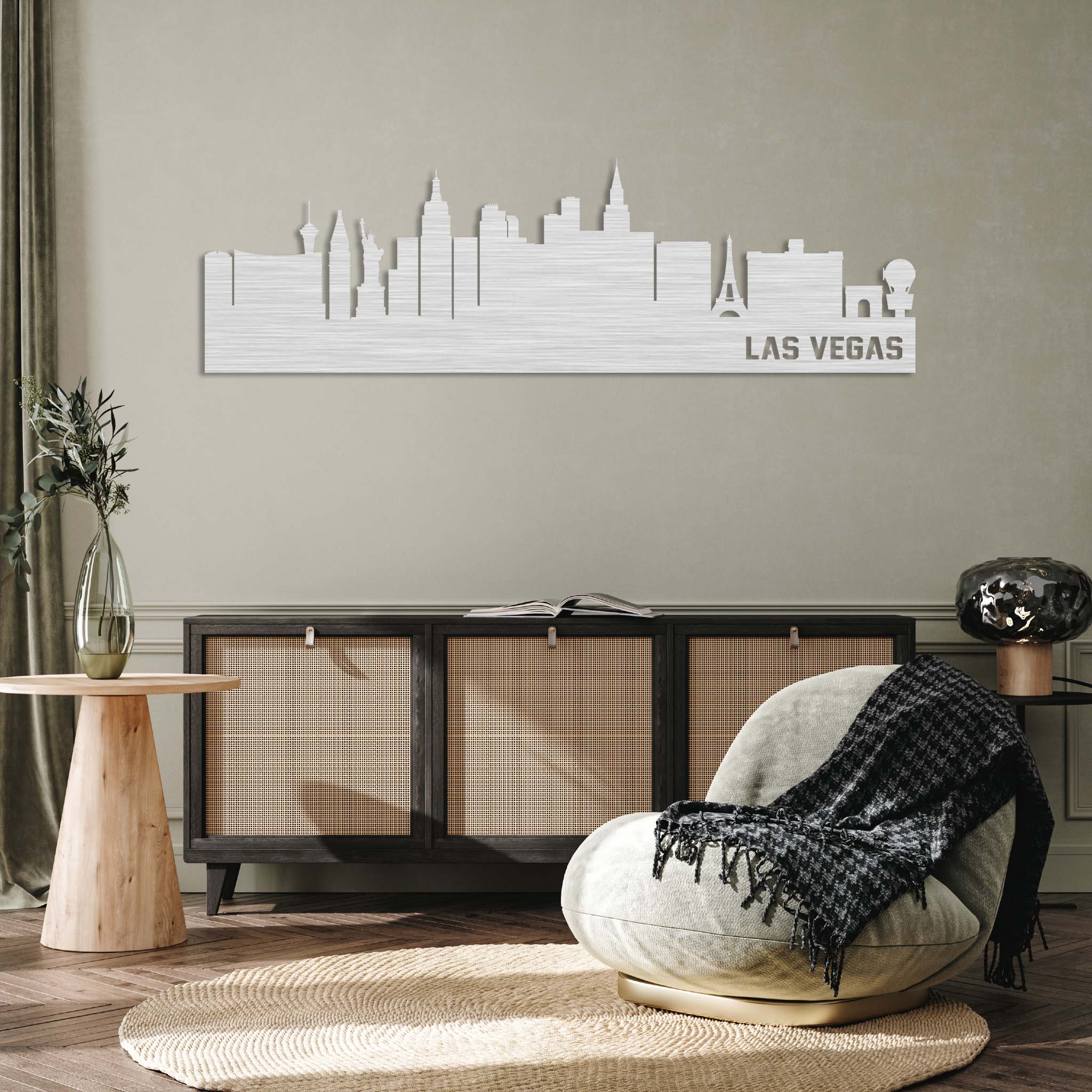 Las Vegas Skyline - Metal Wall Art